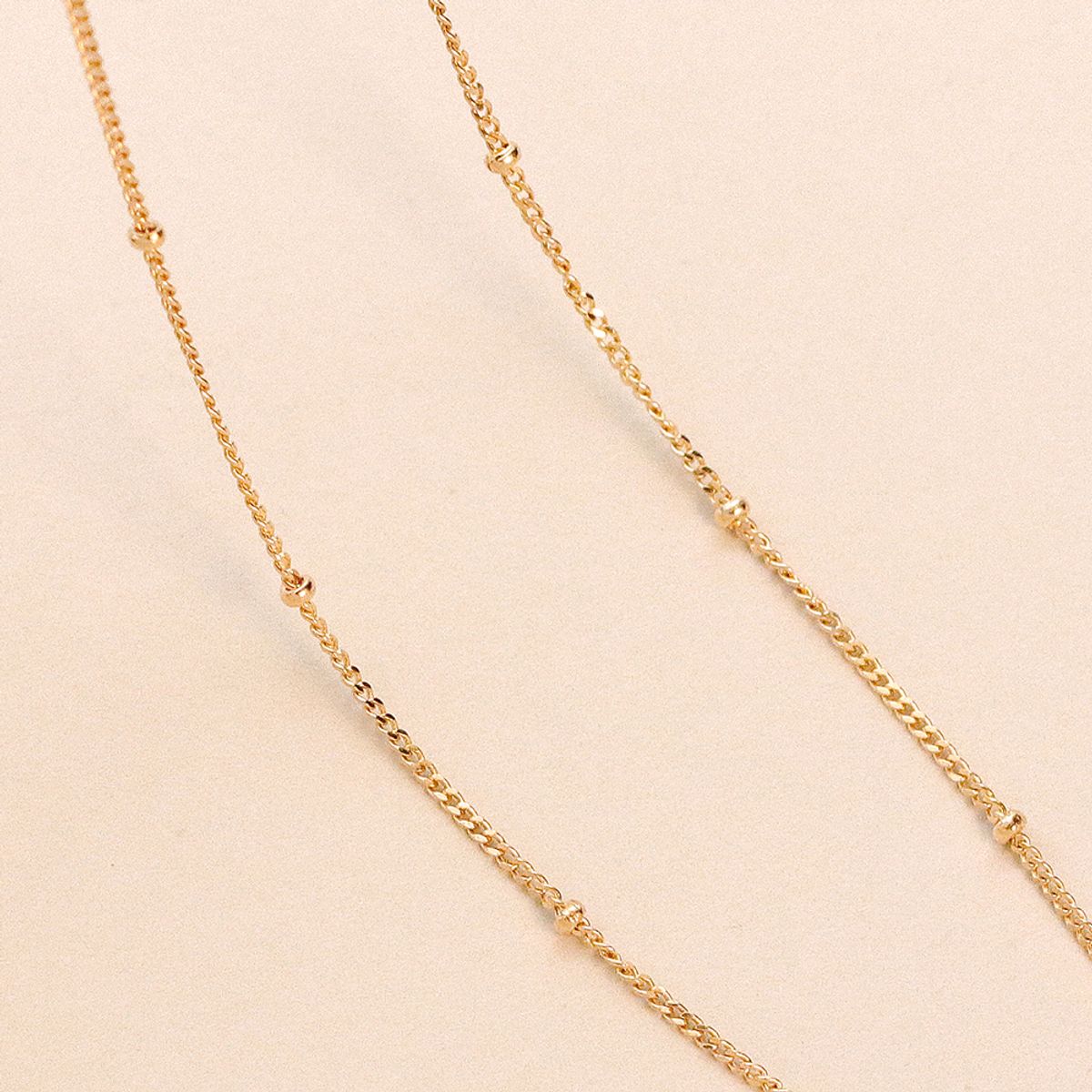 러비앤비(LOVEENB) [14K gold] 에밀리 볼 체인 목걸이