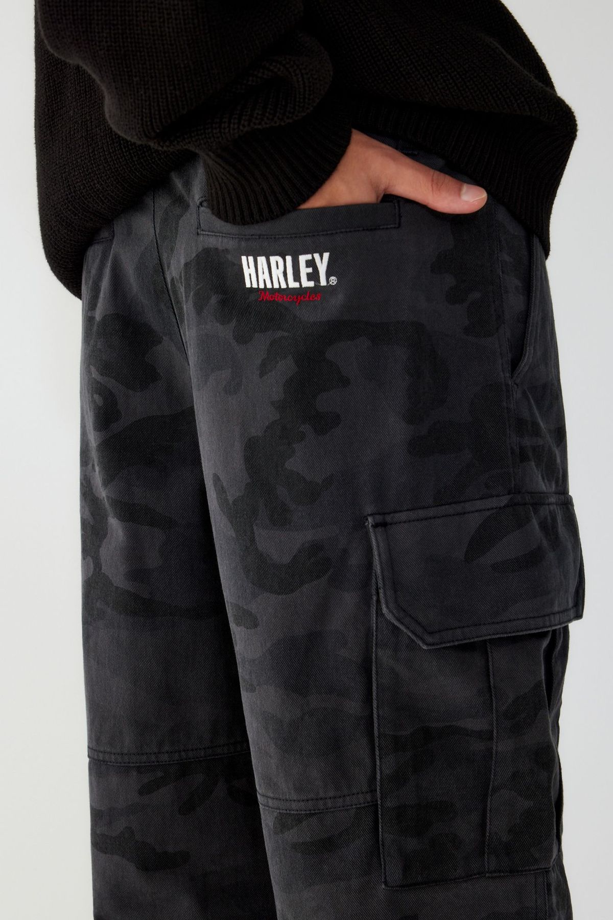 할리데이비슨 컬렉션스®(HARLEY-DAVIDSON COLLECTIONS®) [UNI] 카모 밀리터리 카고팬츠 _그레이 HH15320001