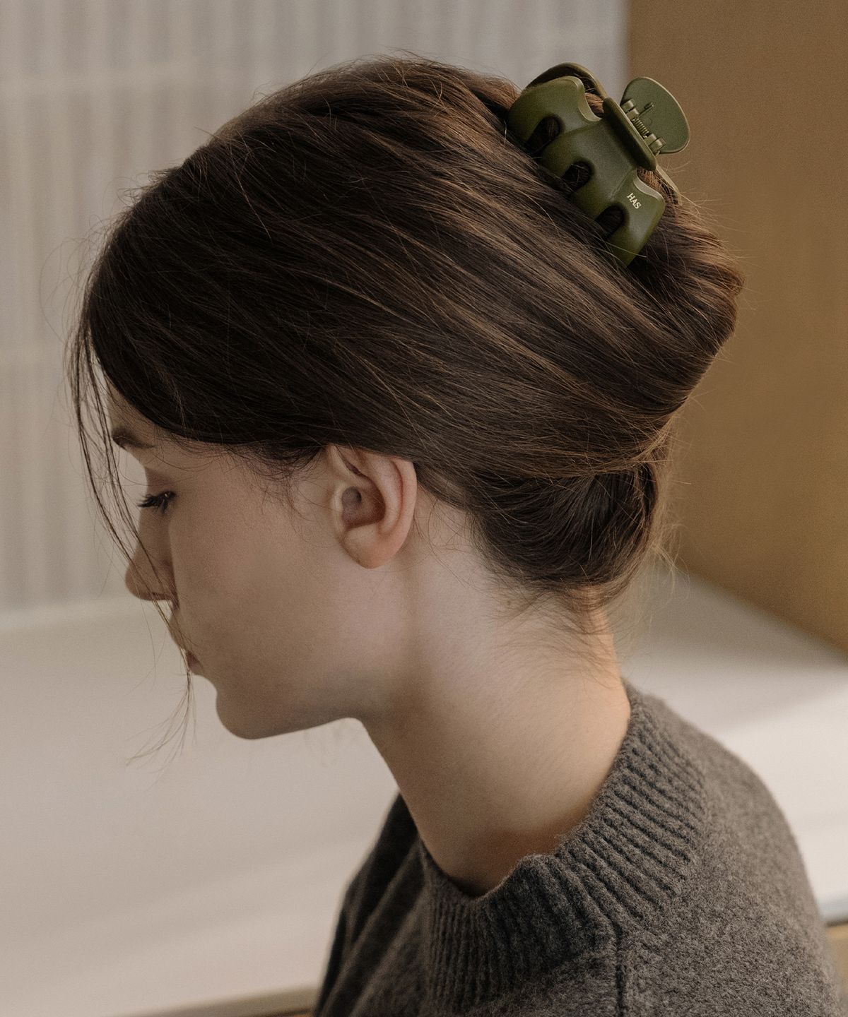 하스(HAS) HON011 Matte Texture Hair Clip