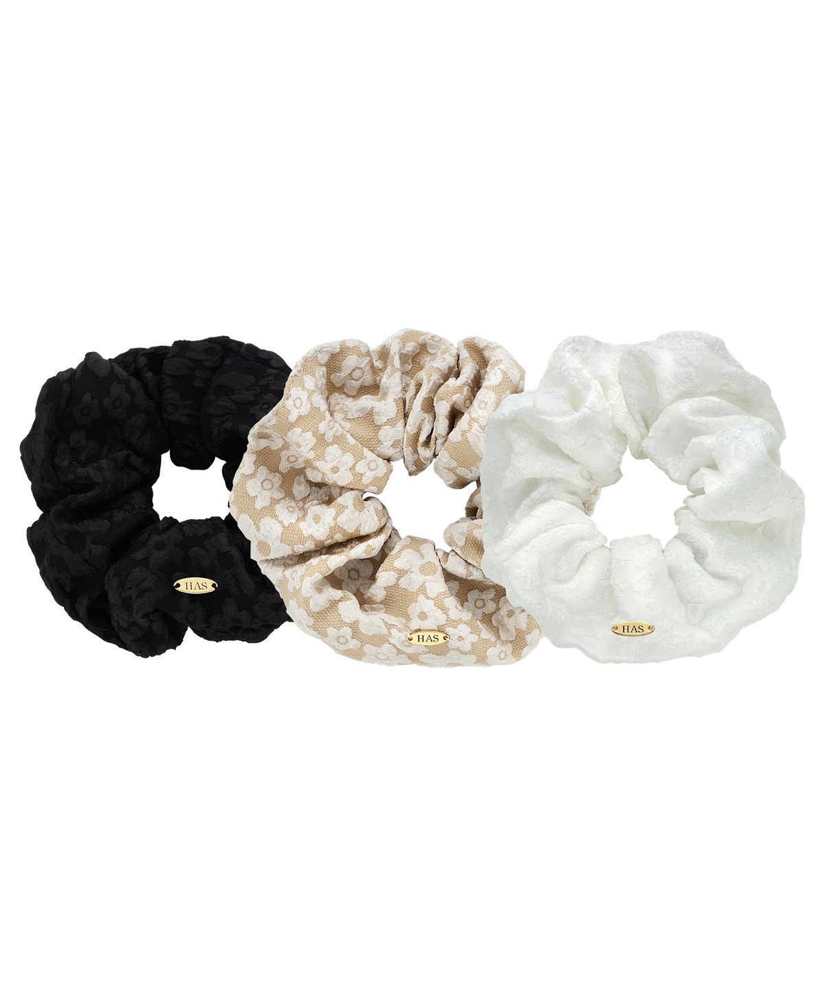 하스(HAS) HON005 Lace Jacquard Scrunchie