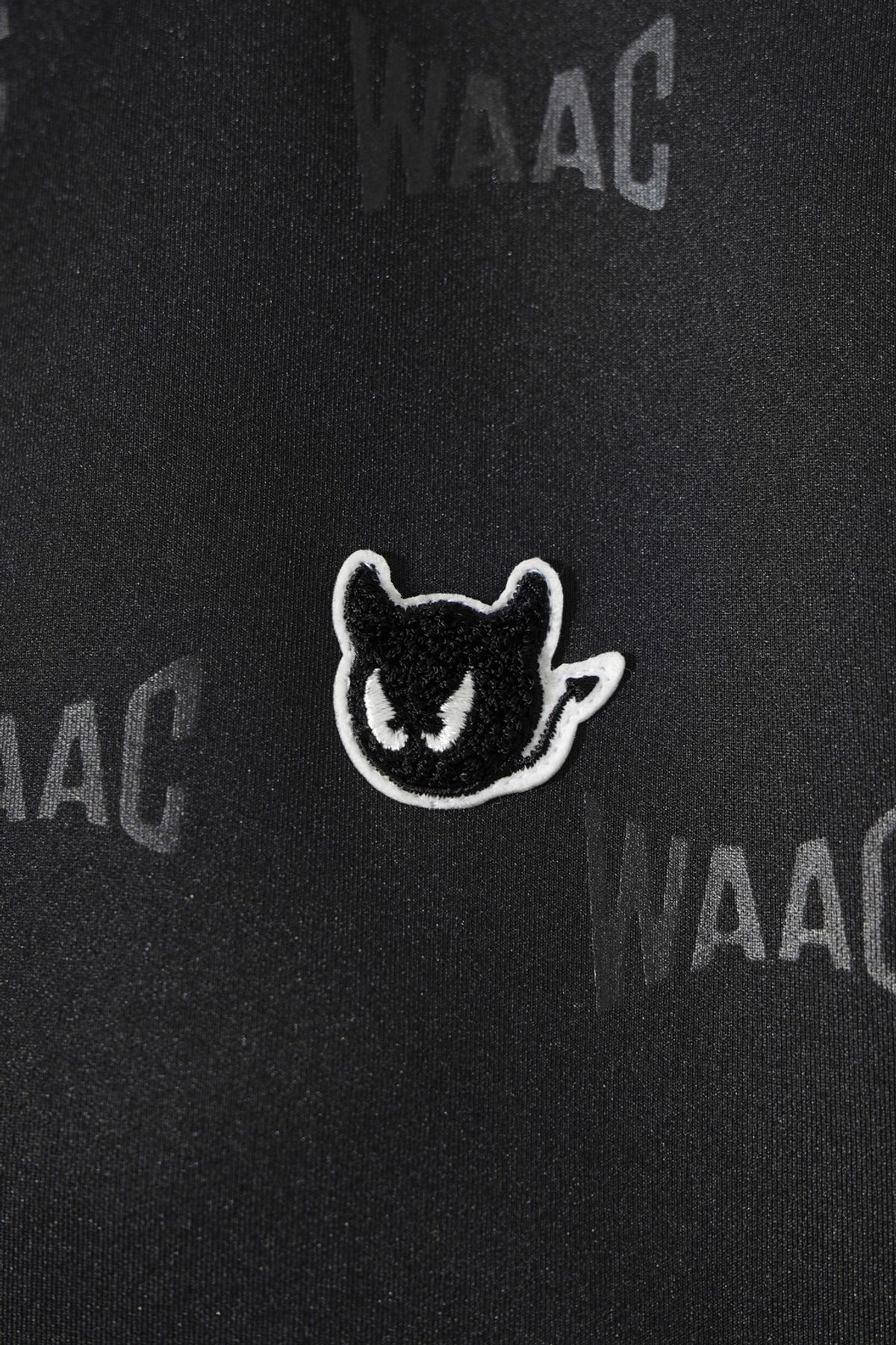 왁(WAAC) Women Jersey zip up jumper WWUAW25901BKX