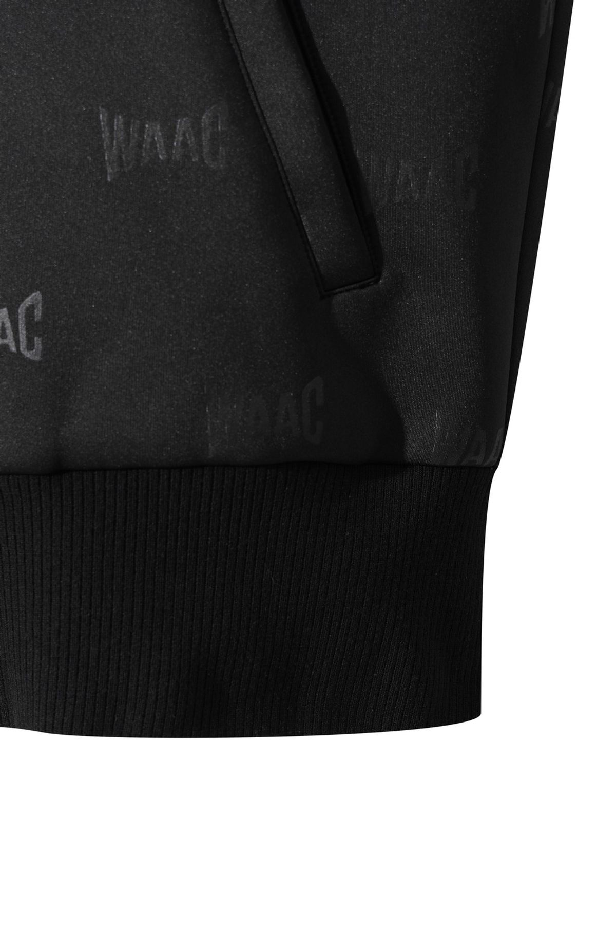 왁(WAAC) Women Jersey zip up jumper WWUAW25901BKX