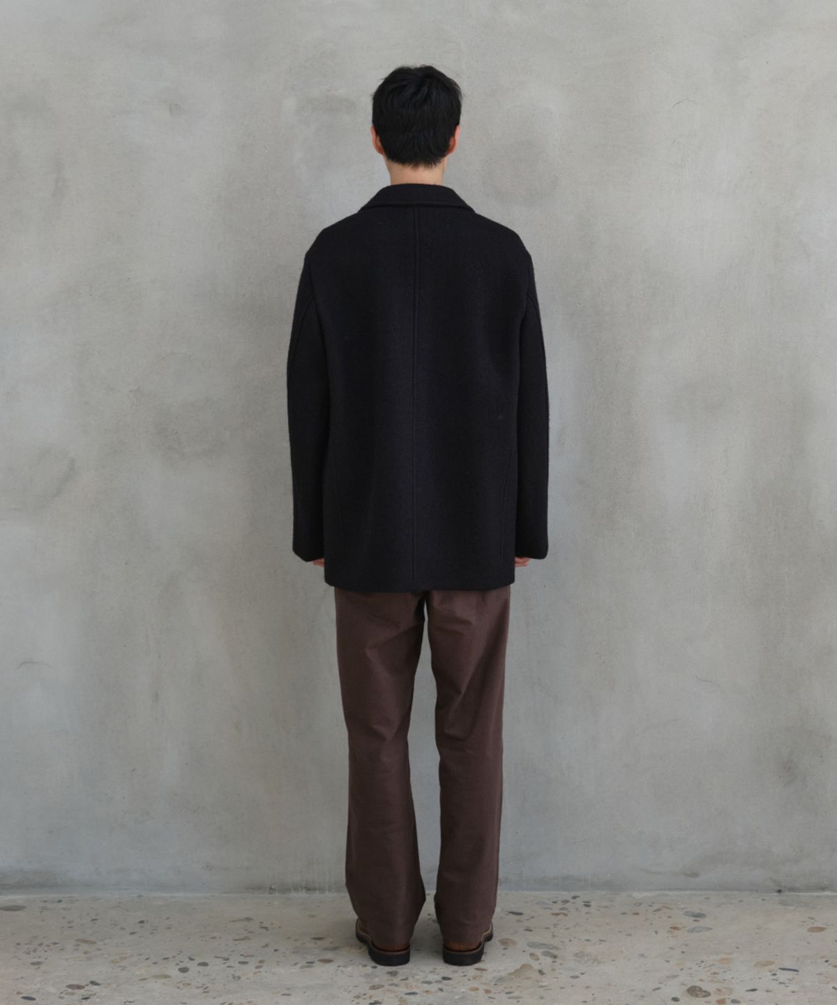 홀리선(HORLISUN) Cove Brushed Loose Pants Spain Olive