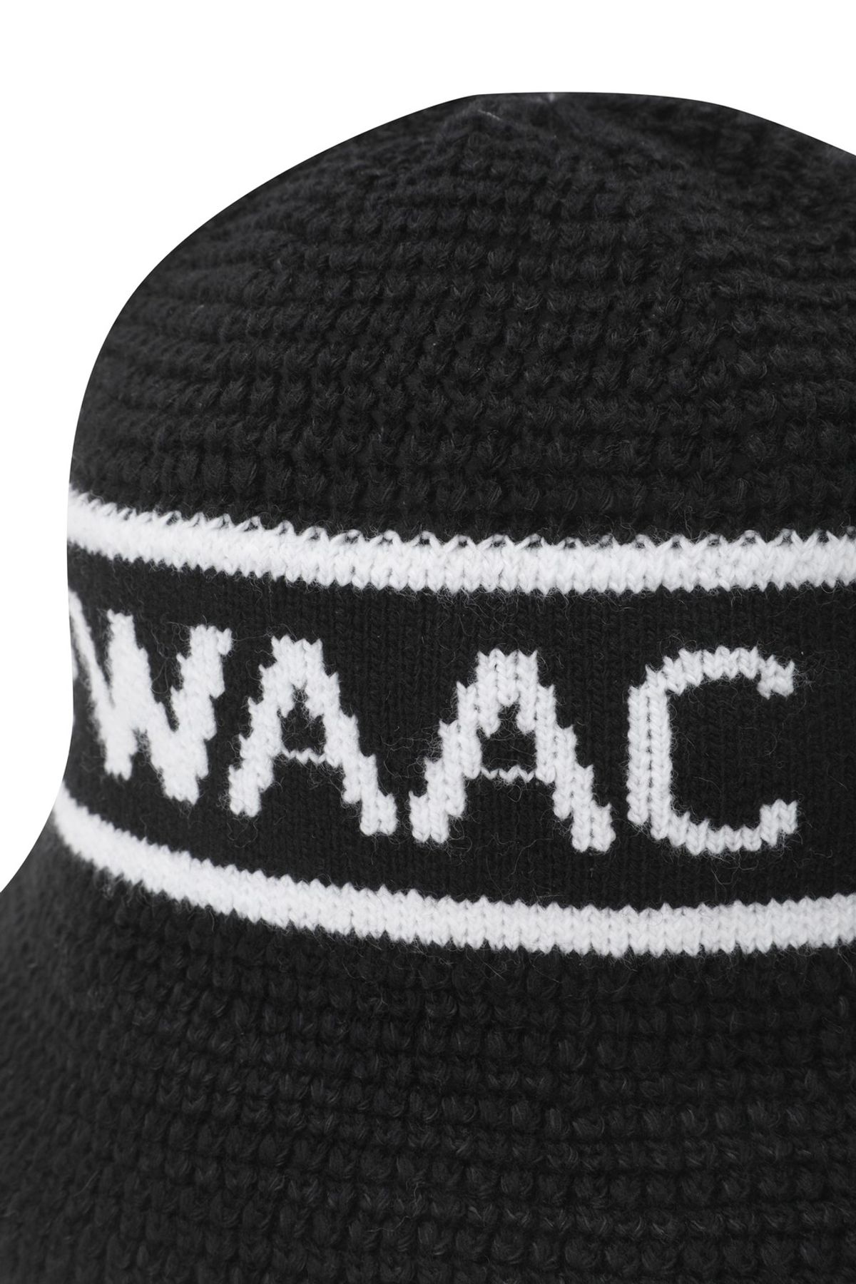 왁(WAAC) Women Logo Knit Hat WGRCX25613BKX
