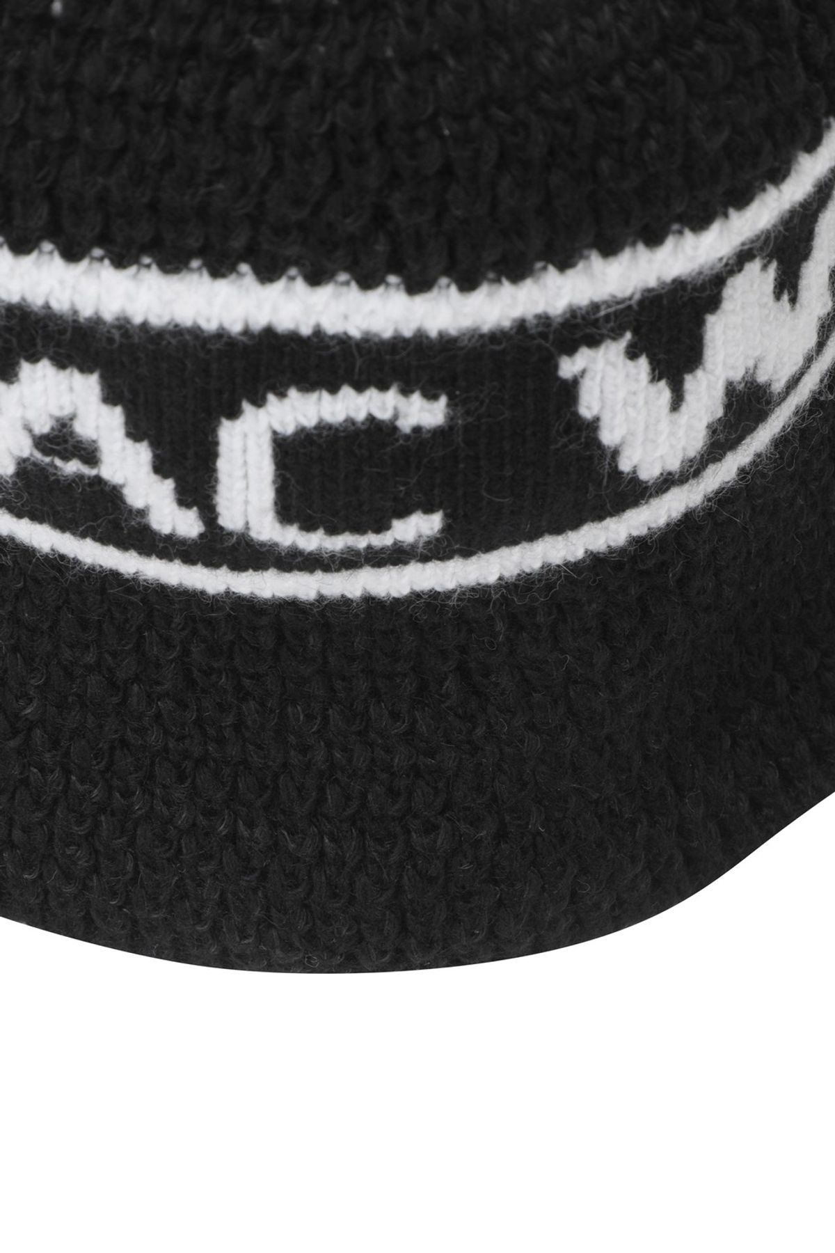 왁(WAAC) Women Logo Knit Hat WGRCX25613BKX