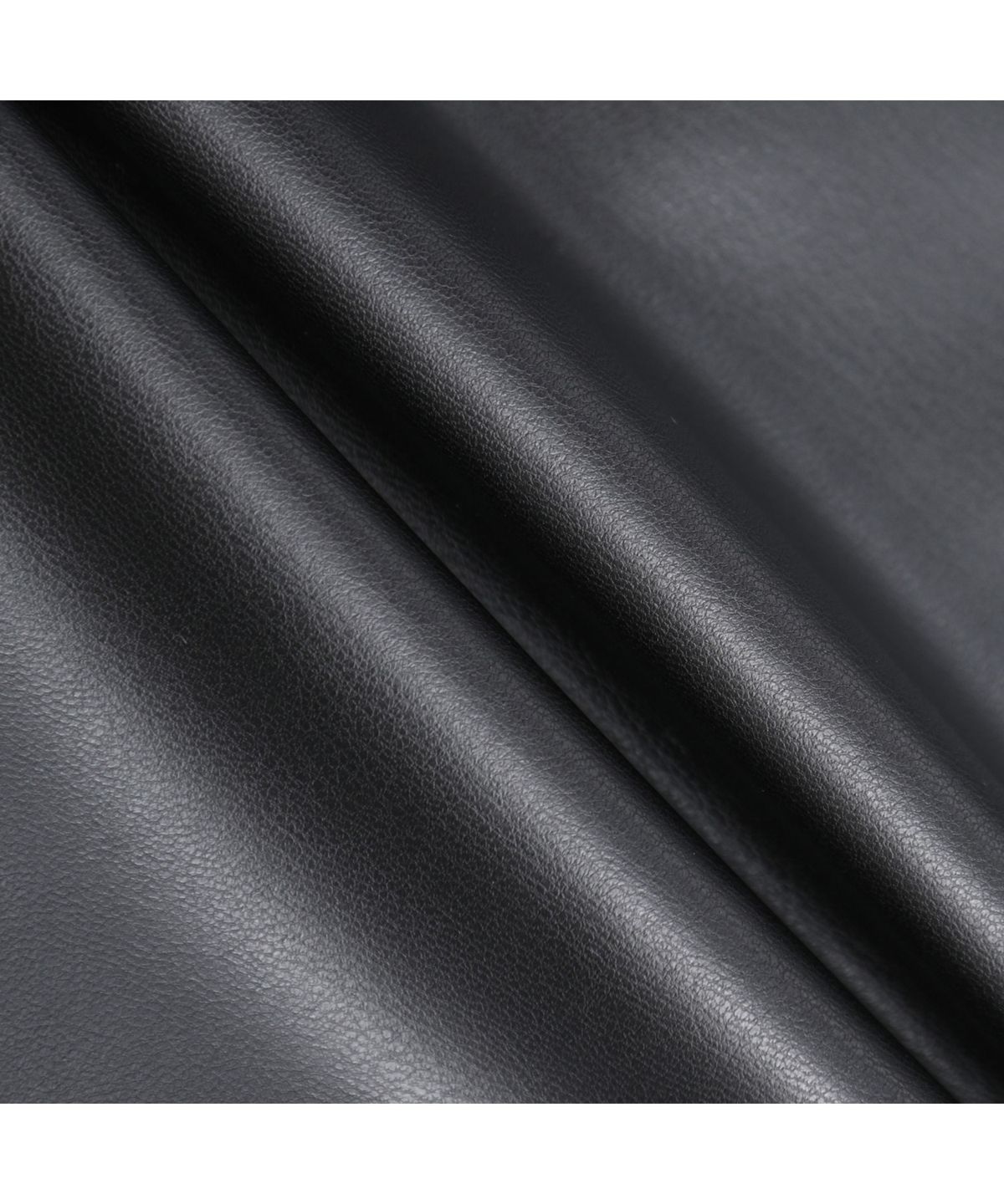 래코드(RECODE) Recycled Leather Asymmetric Midi Skirt RQKAW23405BKX