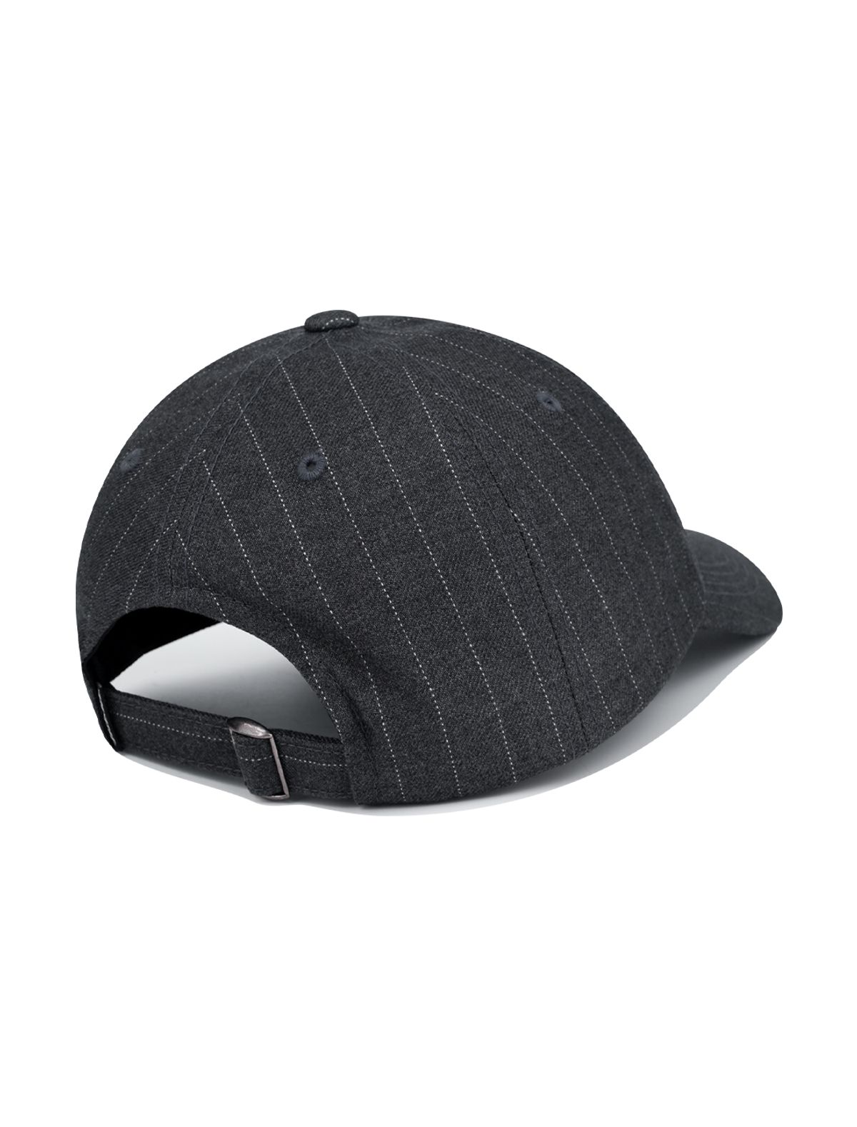 예스아이씨(YESEYESEE) Pinstripe Ball Cap Grey
