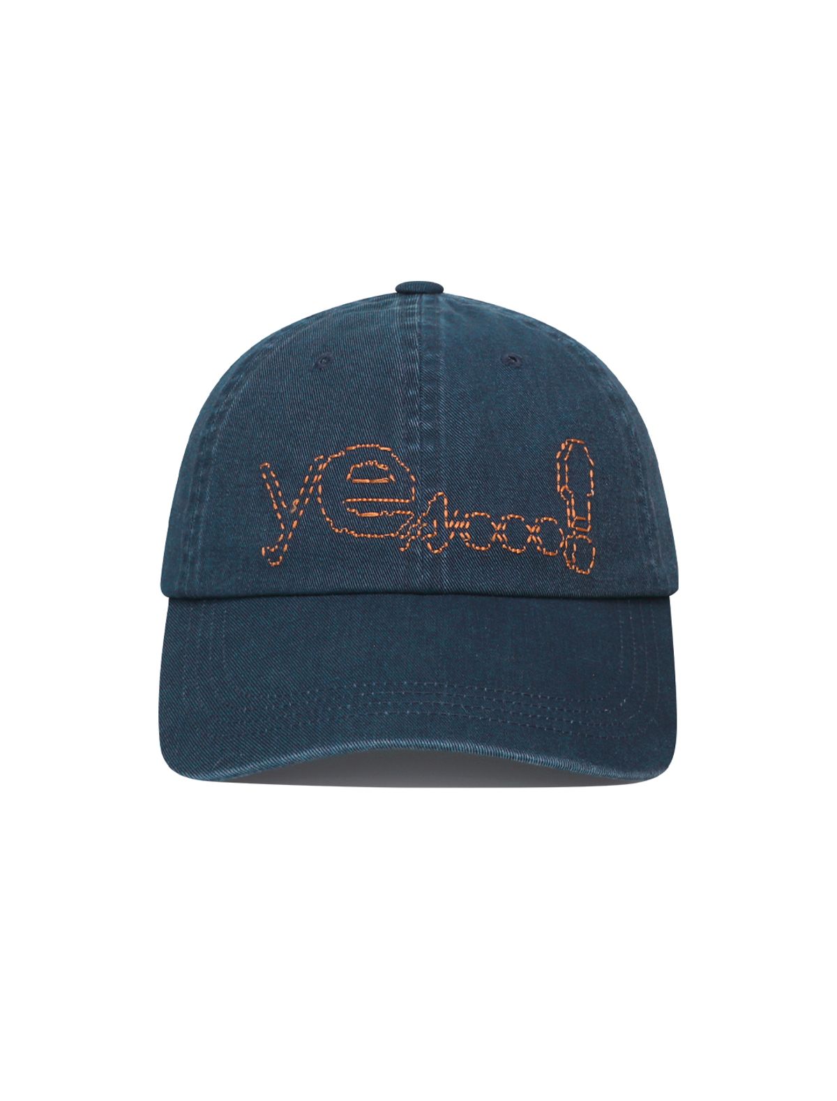 예스아이씨(YESEYESEE) Y.E.S Dotted Logo Cap Navy
