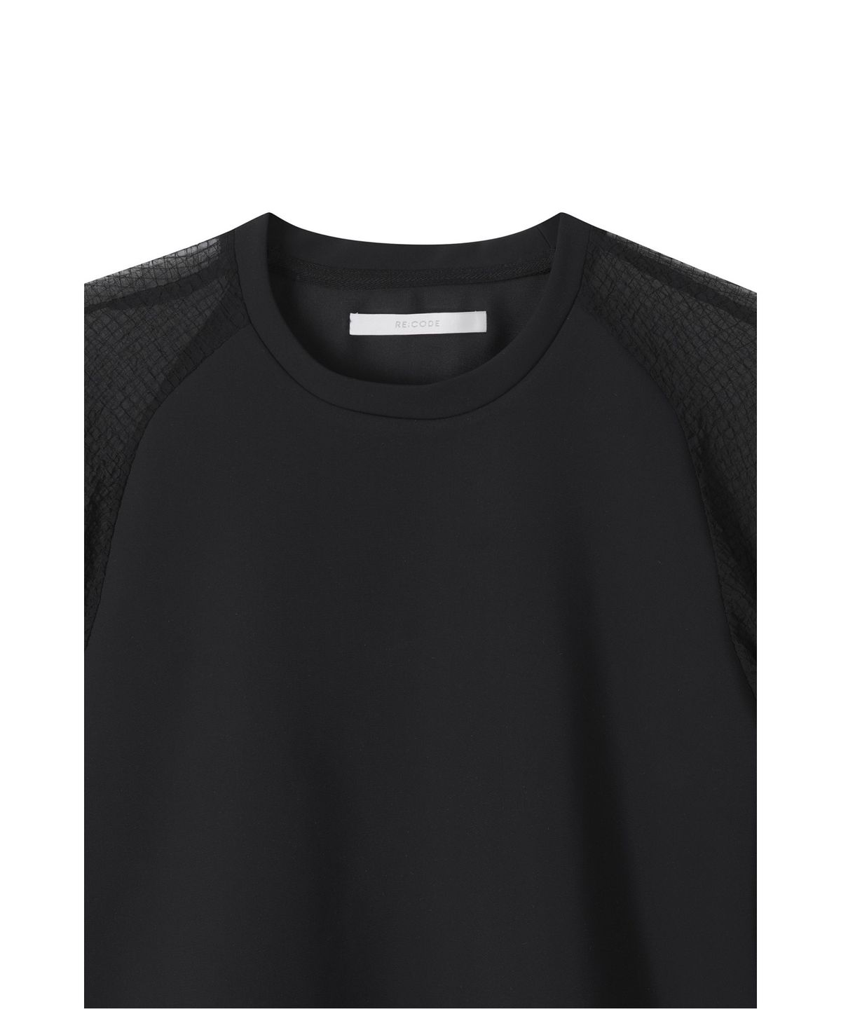 래코드(RECODE) Black smocking top _RQTAS22594BKX