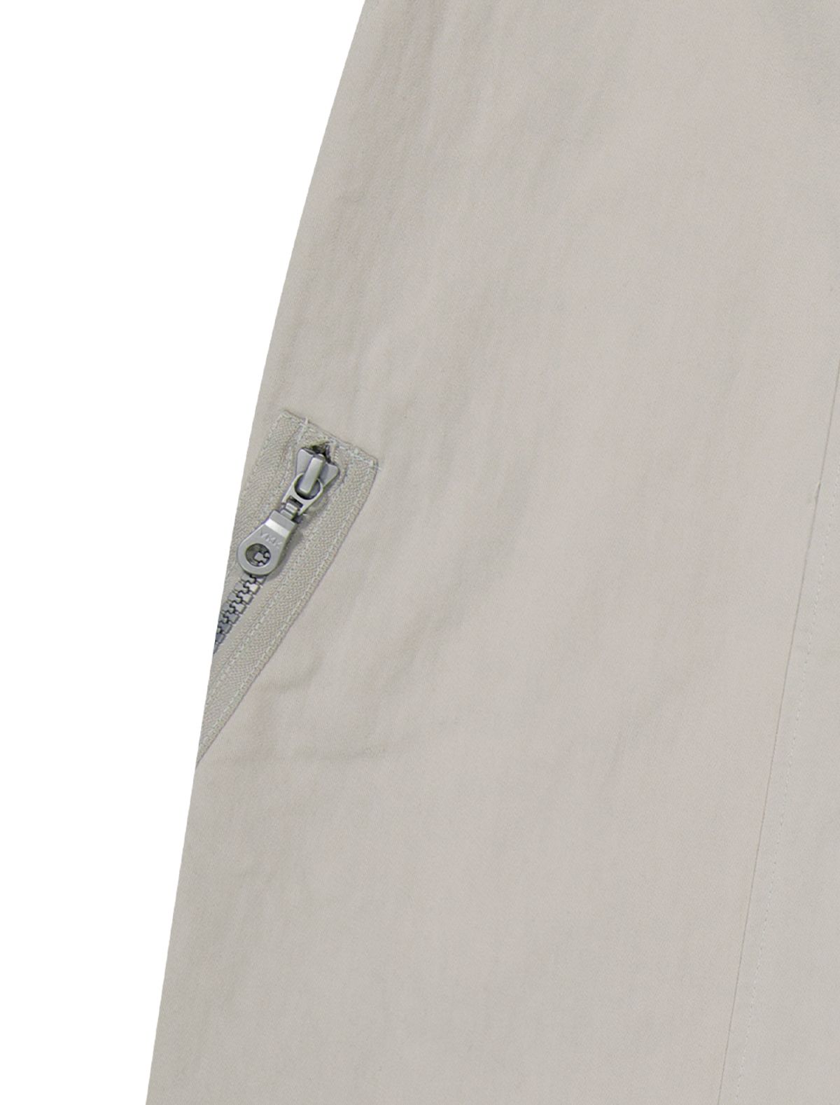 예스아이씨(YESEYESEE) Paneled Multi Pocket Pants Light Grey