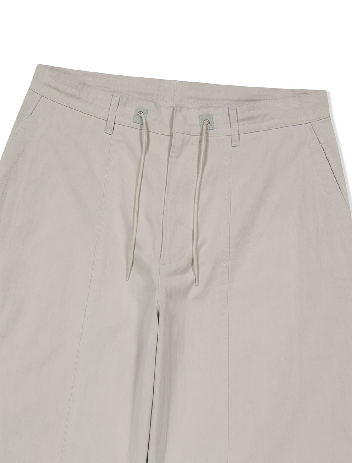 예스아이씨(YESEYESEE) Paneled Multi Pocket Pants Light Grey