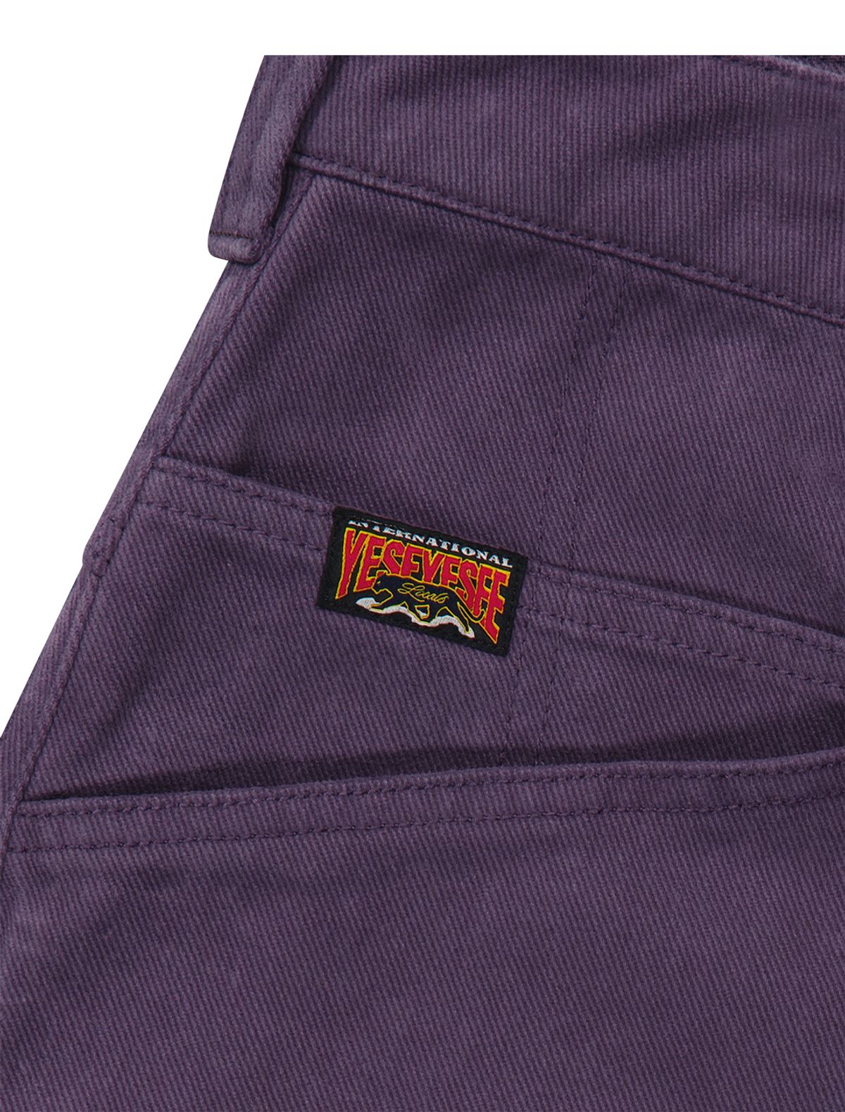 예스아이씨(YESEYESEE) Y.E.S Heavy Work Pants Purple