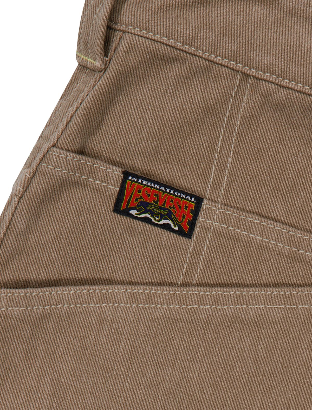 예스아이씨(YESEYESEE) Y.E.S Heavy Work Pants Brown