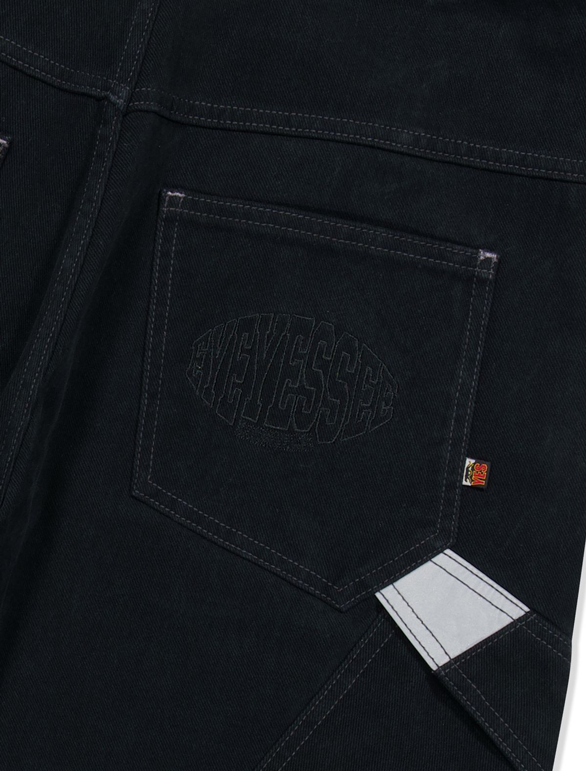 예스아이씨(YESEYESEE) Y.E.S Heavy Work Pants Black