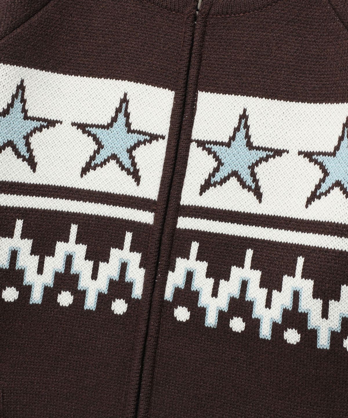 이스트쿤스트(ISTKUNST) STAR COWICHAN KNIT CARDIGAN_BROWN(IK2FFMK680A)