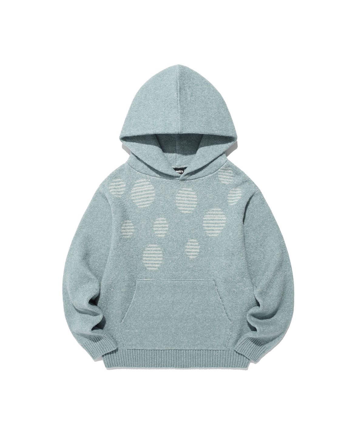 이스트쿤스트(ISTKUNST) DOT KNIT HOODIE_MINT(IK2FFMK640A)