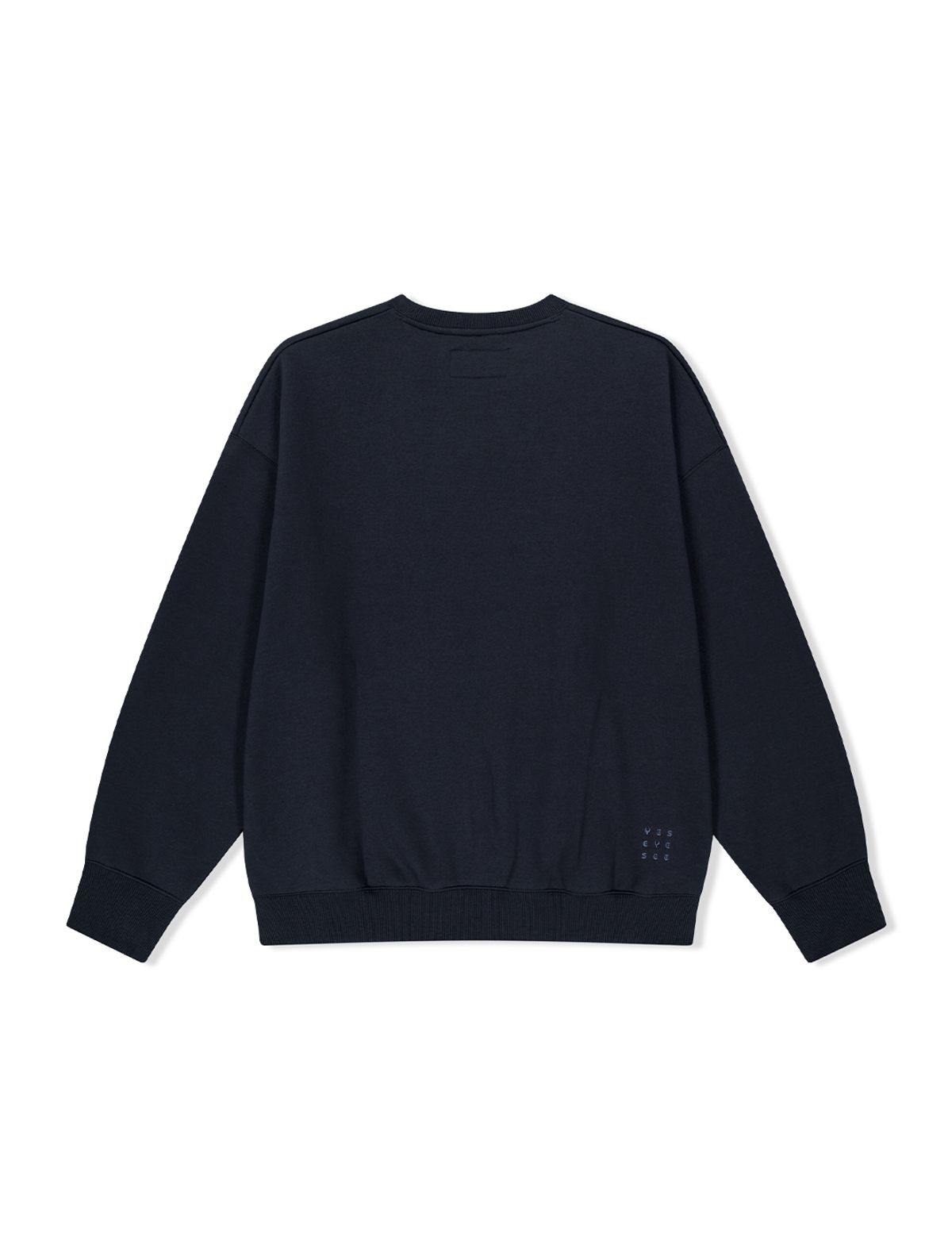 예스아이씨(YESEYESEE) Y.E.S Checkered Logo Sweatshirt Charcoal