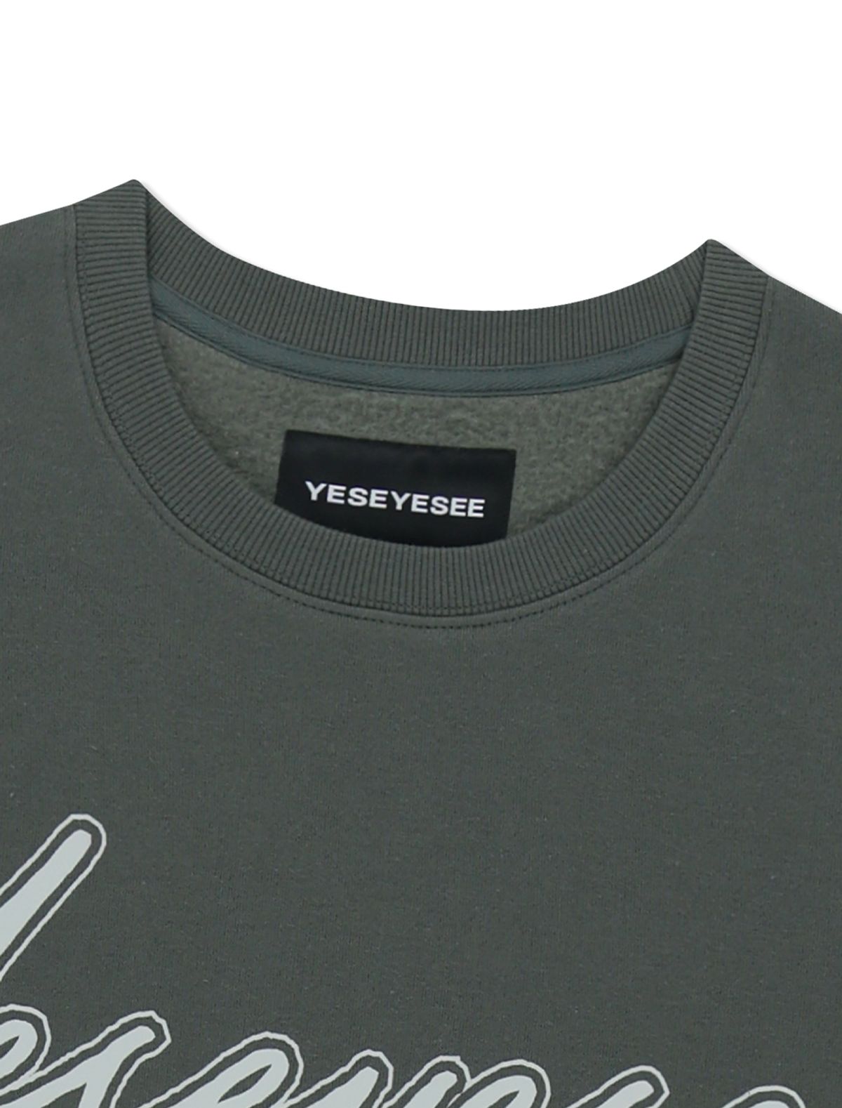 예스아이씨(YESEYESEE) Y.E.S Sporting Club Sweatshirt Khaki