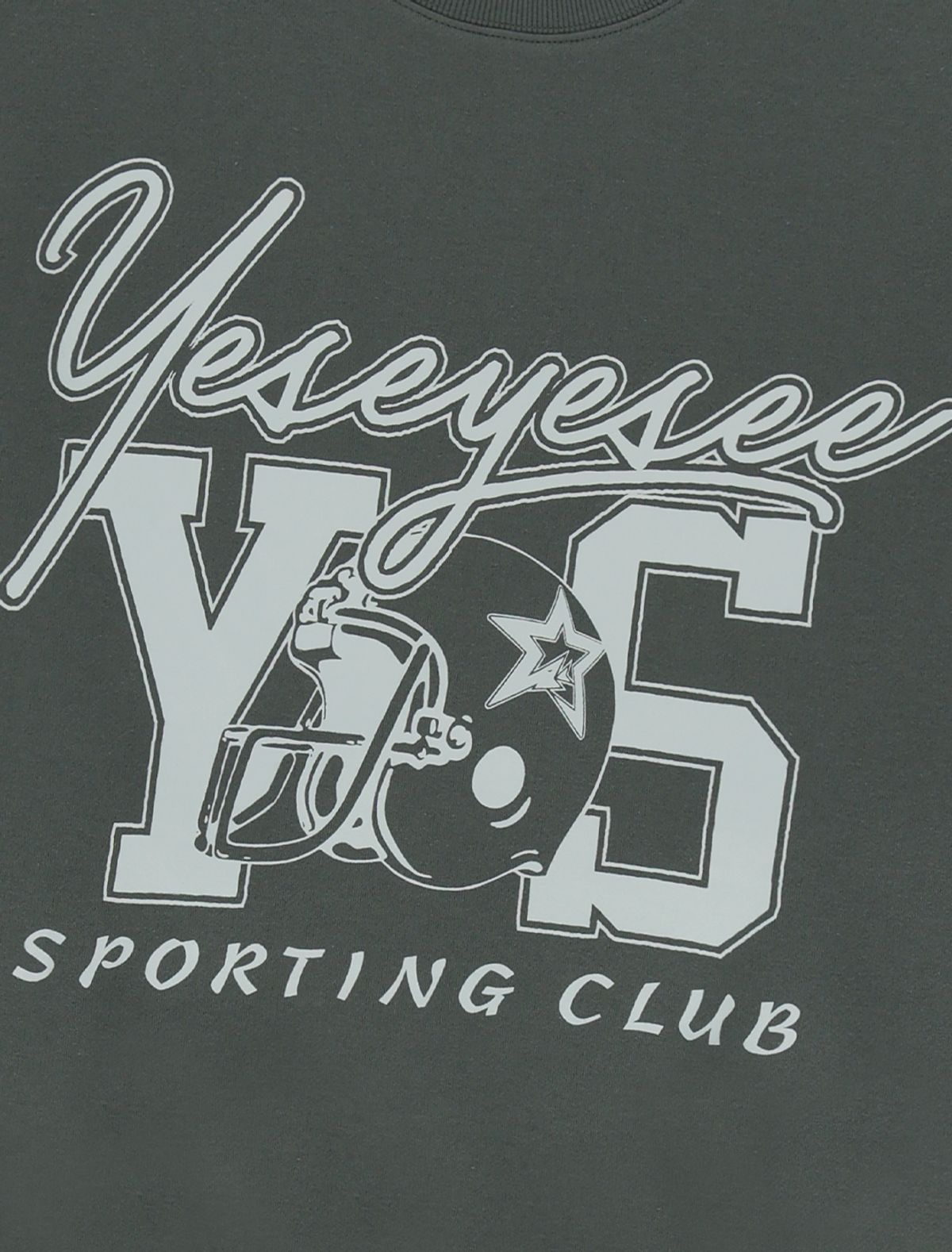 예스아이씨(YESEYESEE) Y.E.S Sporting Club Sweatshirt Khaki