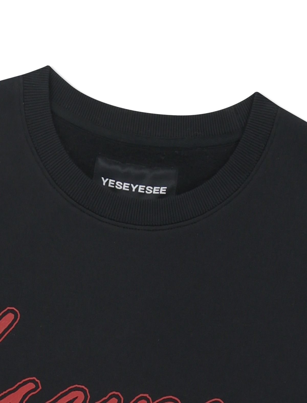 예스아이씨(YESEYESEE) Y.E.S Sporting Club Sweatshirt Black
