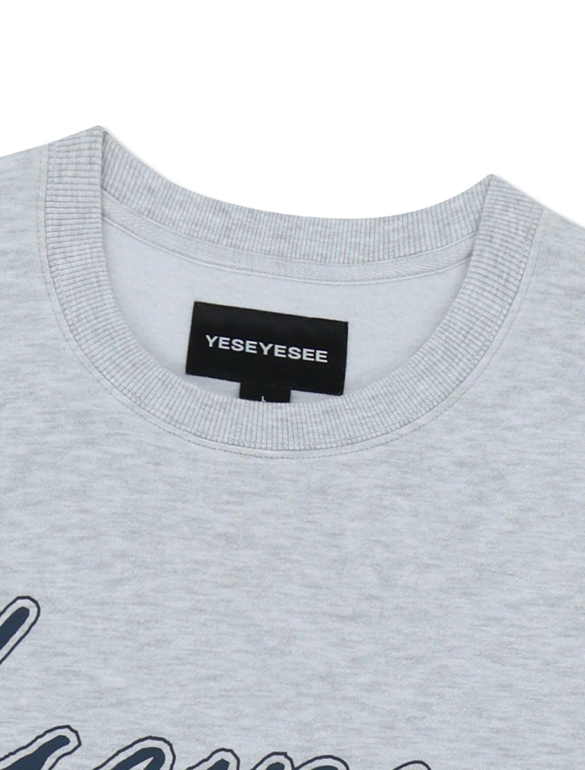 예스아이씨(YESEYESEE) Y.E.S Sporting Club Sweatshirt Light Grey