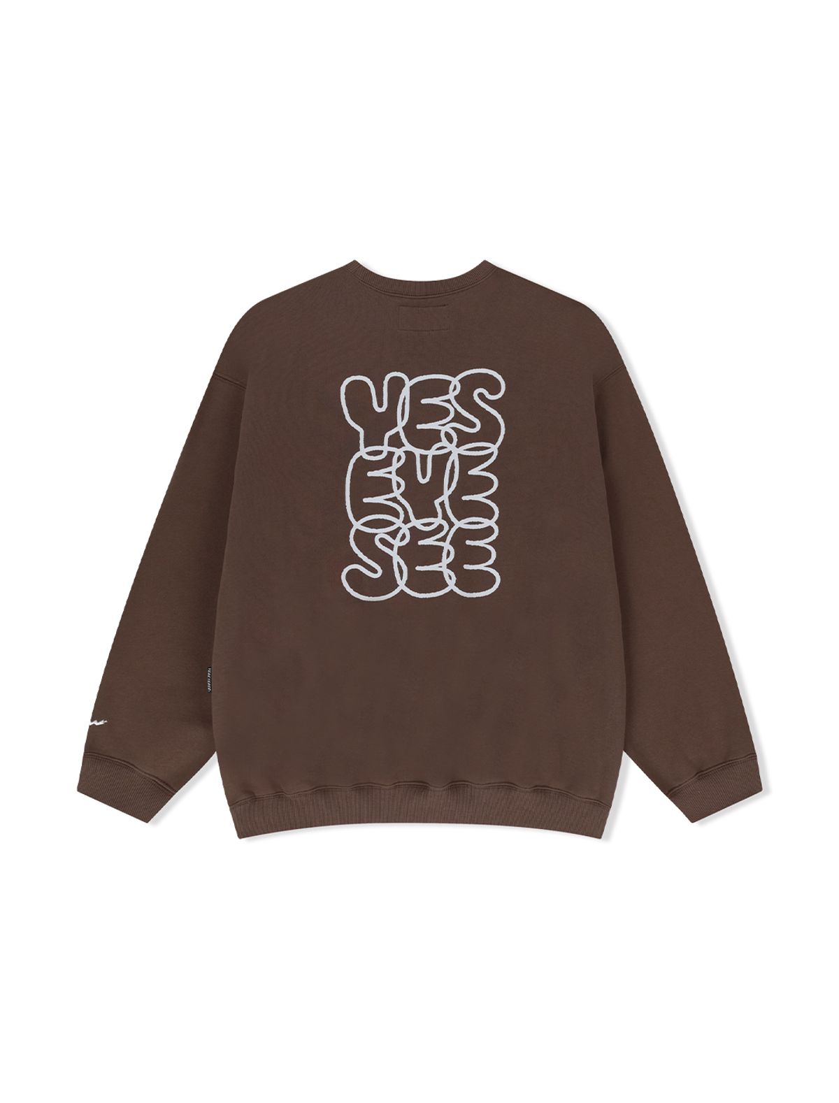 예스아이씨(YESEYESEE) C-Logo Sweatshirt Brown
