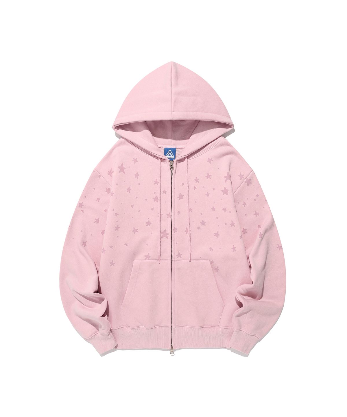 이스트쿤스트(ISTKUNST) STAR SCATTER HOOD ZIP UP_PINK(IK2FFFM482A)