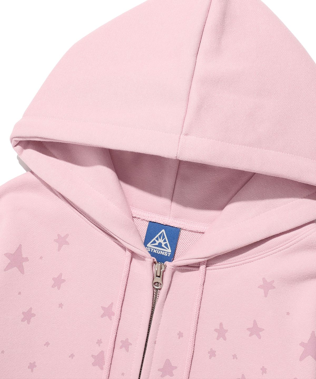 이스트쿤스트(ISTKUNST) STAR SCATTER HOOD ZIP UP_PINK(IK2FFFM482A)