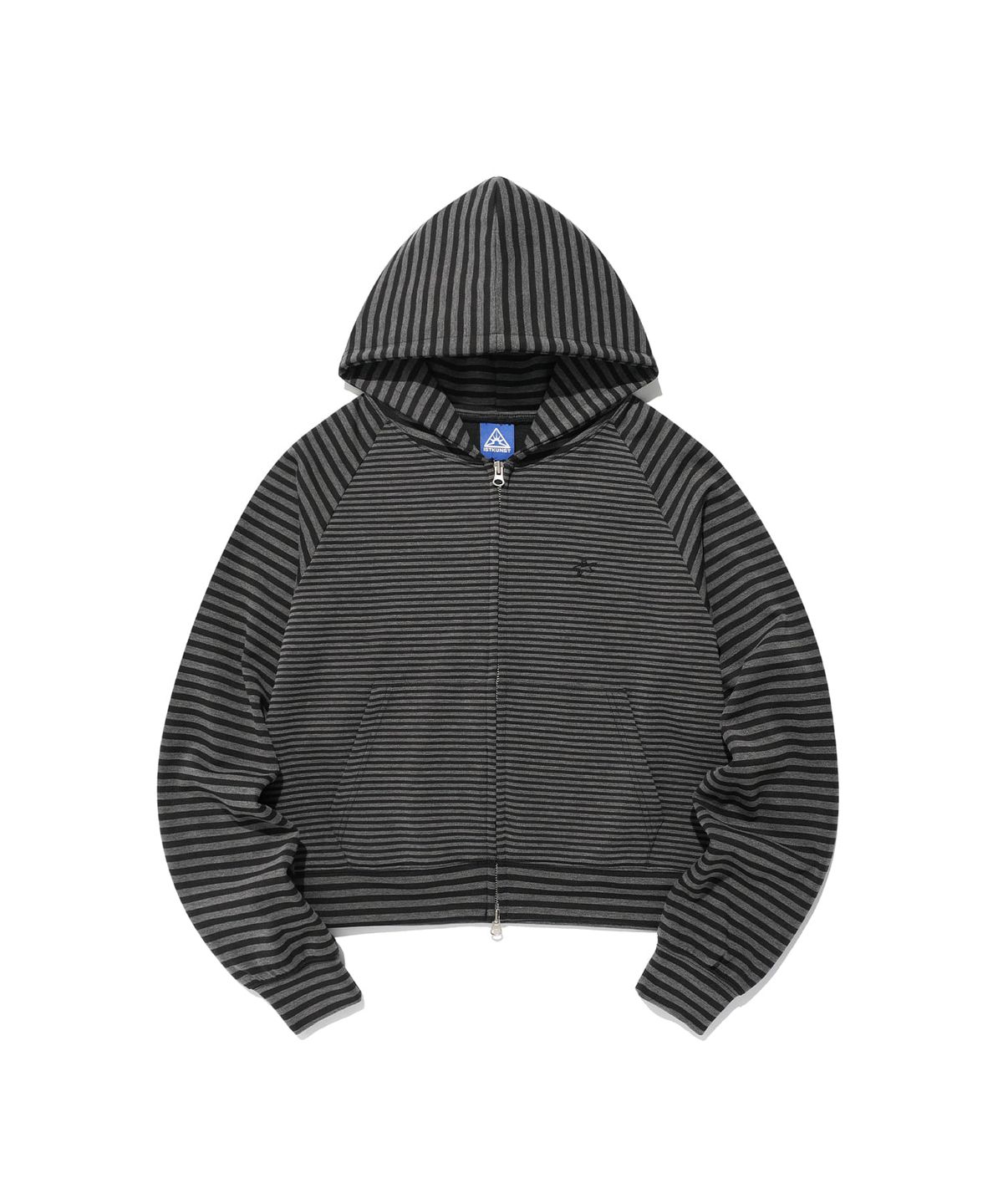 이스트쿤스트(ISTKUNST) STAR LOGO ST HOOD ZIP UP_BLACK(IK2FFFM483A)