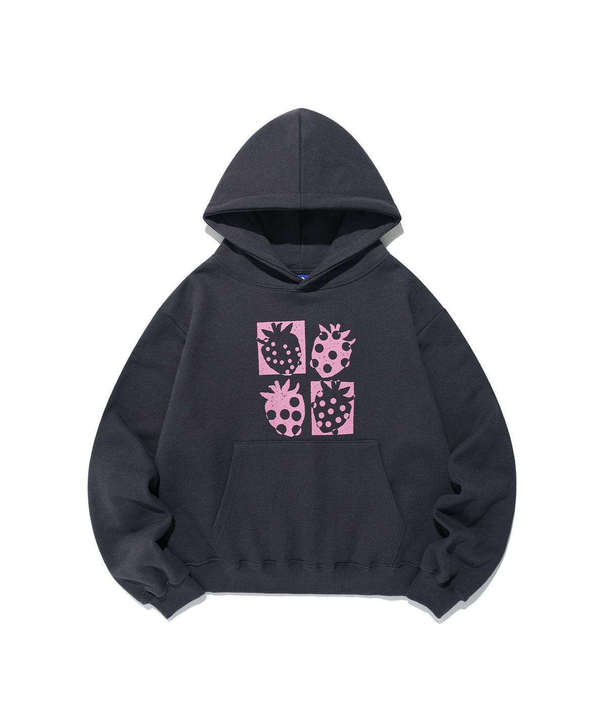 이스트쿤스트(ISTKUNST) DOT STRAWBERRY HOODIE_NAVY(IK2FFFM407A)