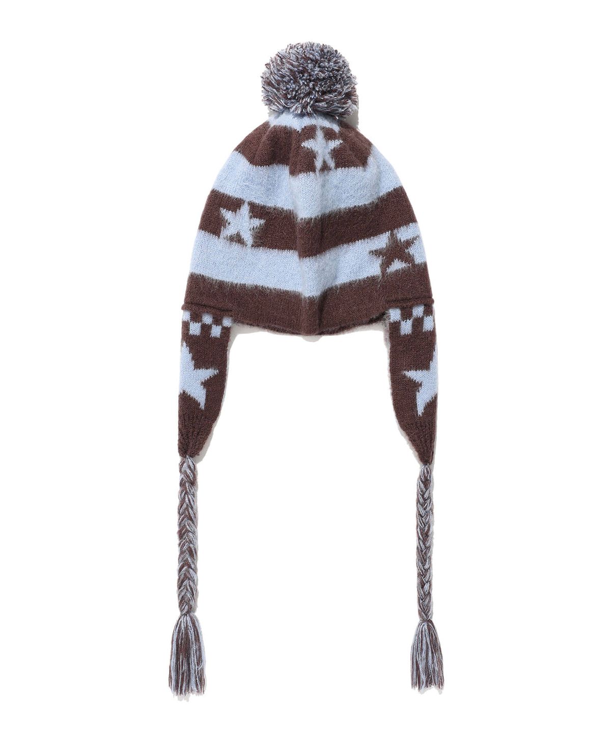 이스트쿤스트(ISTKUNST) STAR STRIPE EARFLAP BEANIE_BLUE(IK2FFMAB22A)