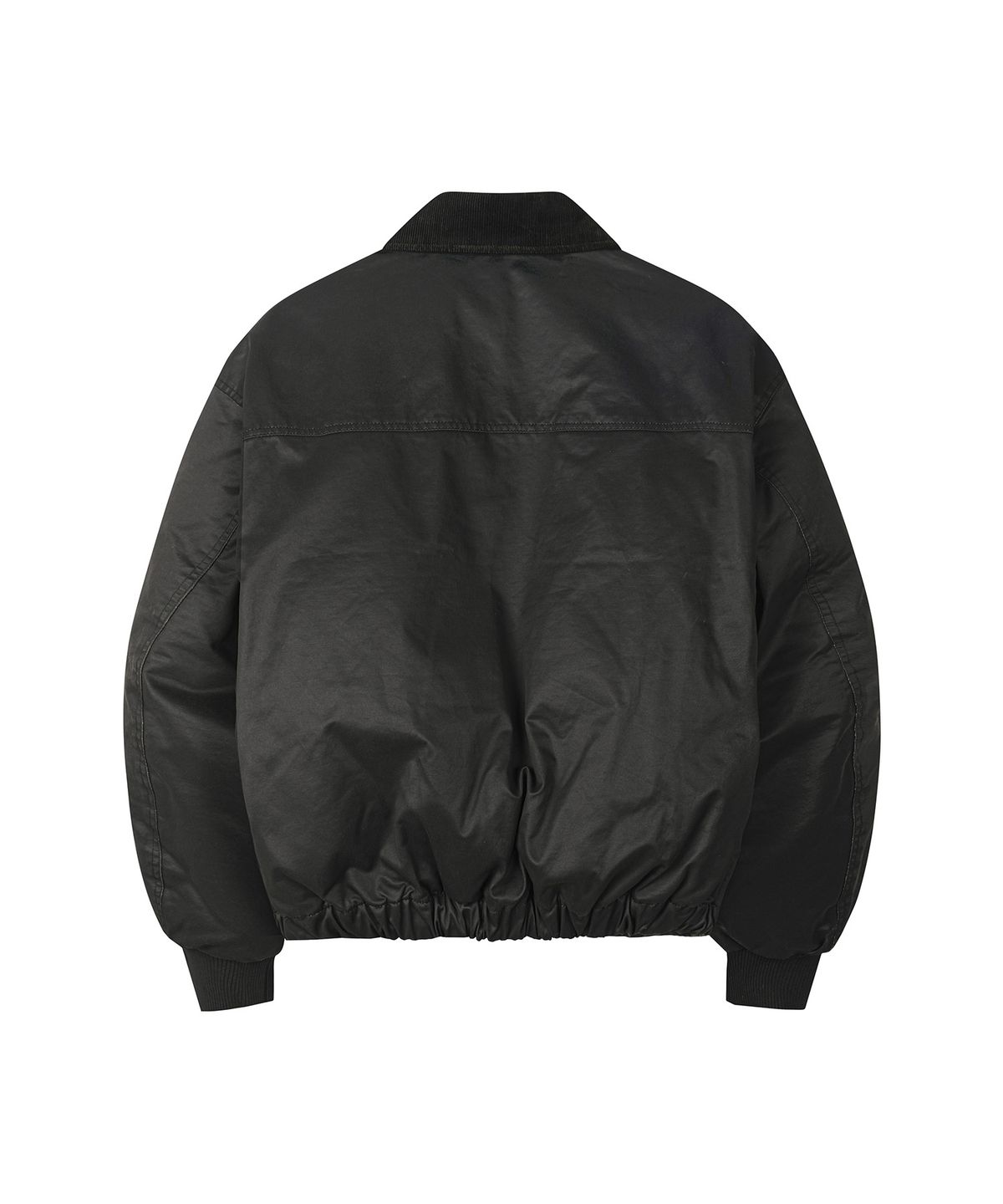 세컨모놀로그(SECONDMONO) [리뉴얼ver.]Waxed Carpenter Pocket Work Padding [BLACK]_SEJP012BLACK