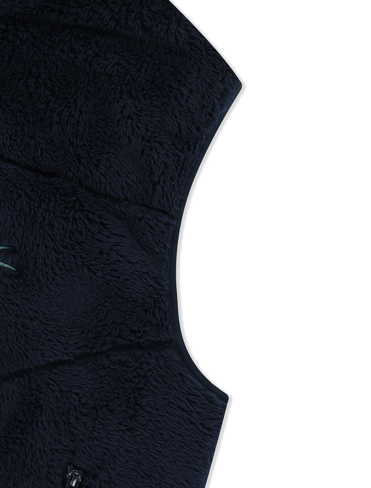 예스아이씨(YESEYESEE) Y.E.S Full Zip Fleece Vest Navy