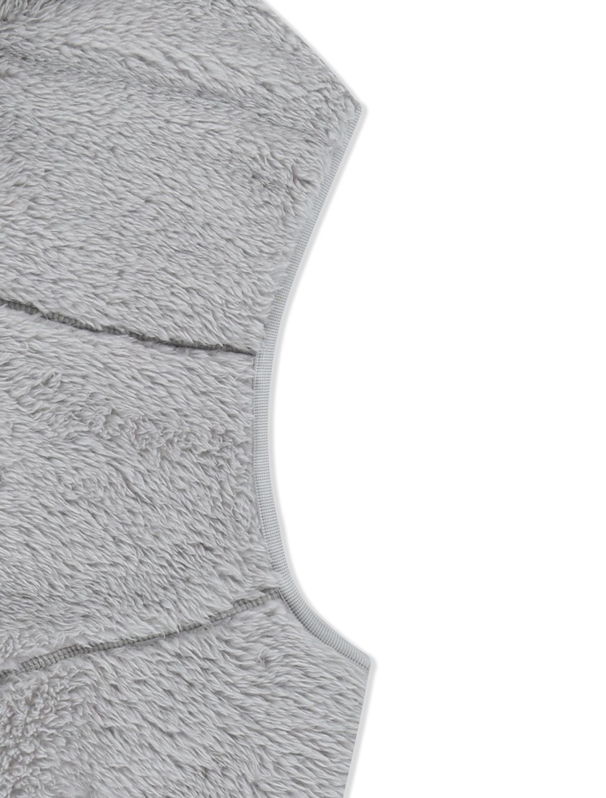 예스아이씨(YESEYESEE) Y.E.S Full Zip Fleece Vest Grey