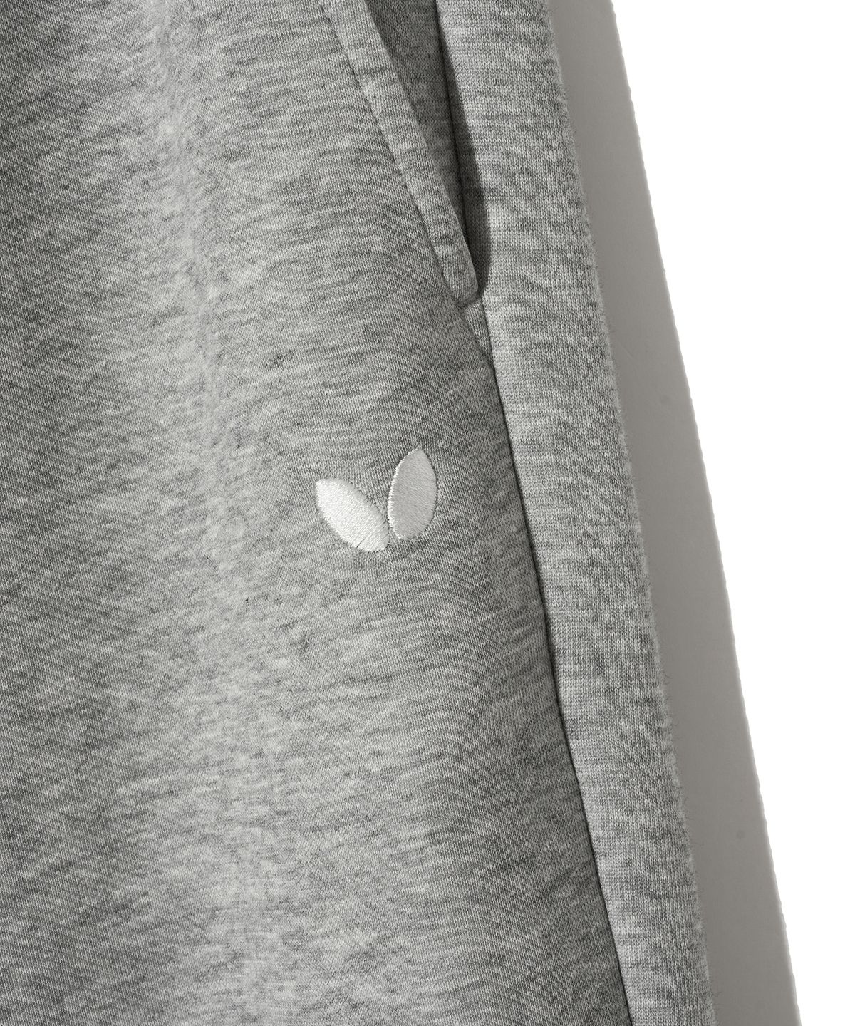 버터플라이 스포츠웨어(BUTTERFLY SPORTSWEAR) 오리지널 로고 투 턱 스웻팬츠 그레이