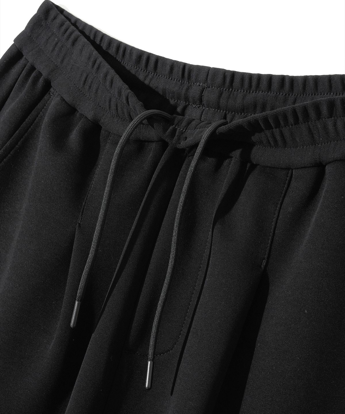버터플라이 스포츠웨어(BUTTERFLY SPORTSWEAR) 오리지널 로고 투 턱 스웻팬츠 블랙