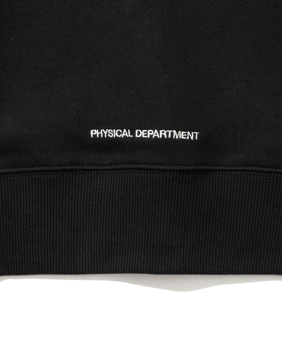 버터플라이 스포츠웨어(BUTTERFLY SPORTSWEAR) 오리지널 자수 로고 스웻셔츠 블랙