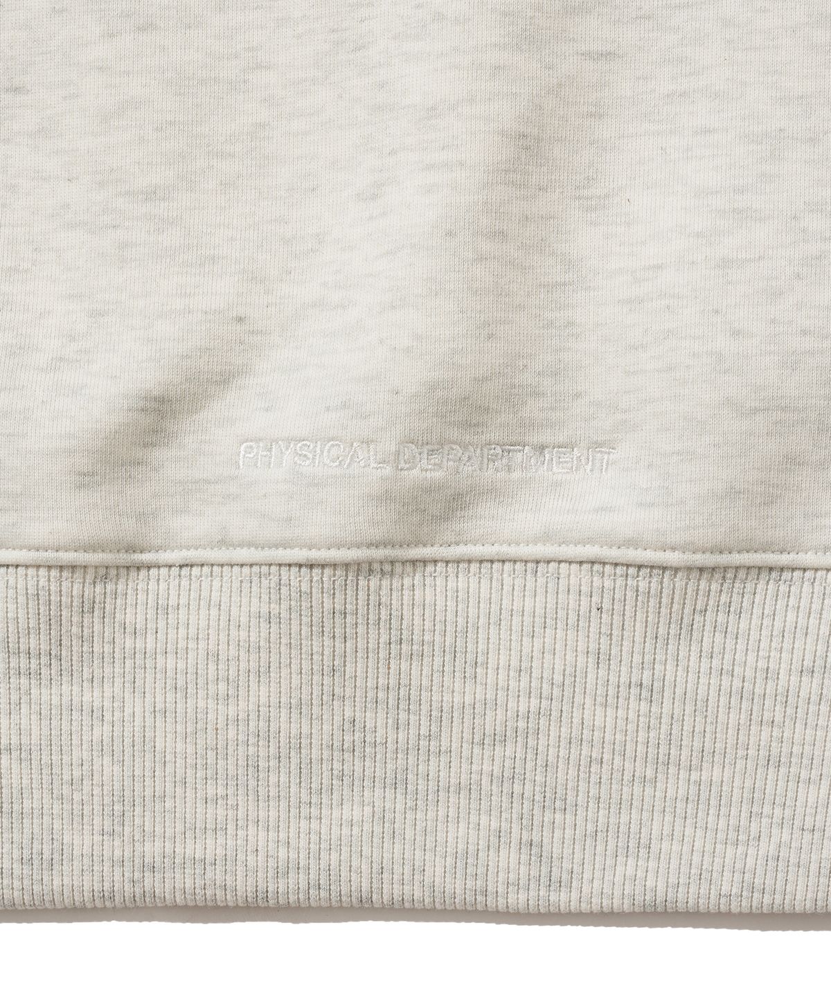 버터플라이 스포츠웨어(BUTTERFLY SPORTSWEAR) 오리지널 자수 로고 후드티 오트밀