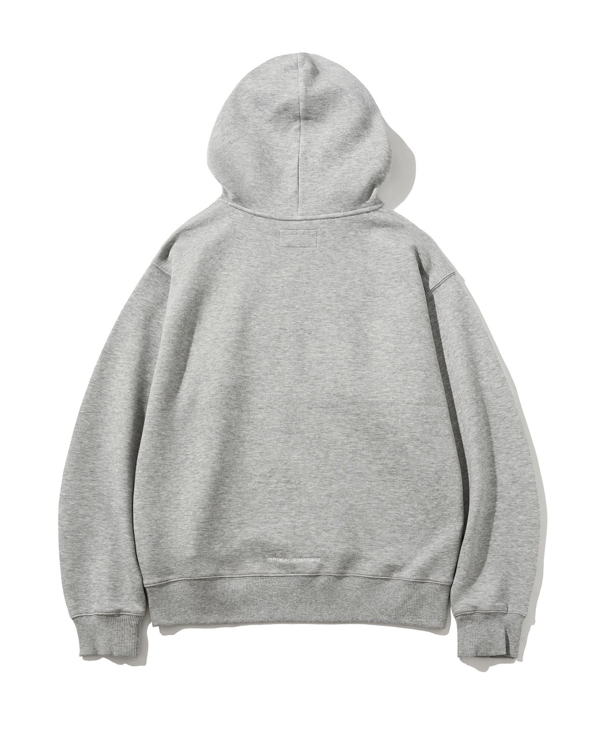 버터플라이 스포츠웨어(BUTTERFLY SPORTSWEAR) 오리지널 자수 로고 후드티 그레이