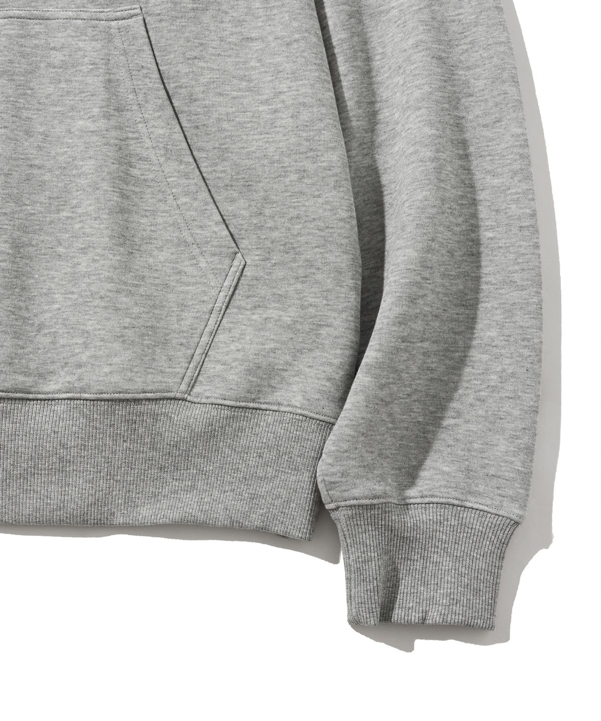 버터플라이 스포츠웨어(BUTTERFLY SPORTSWEAR) 오리지널 자수 로고 후드티 그레이