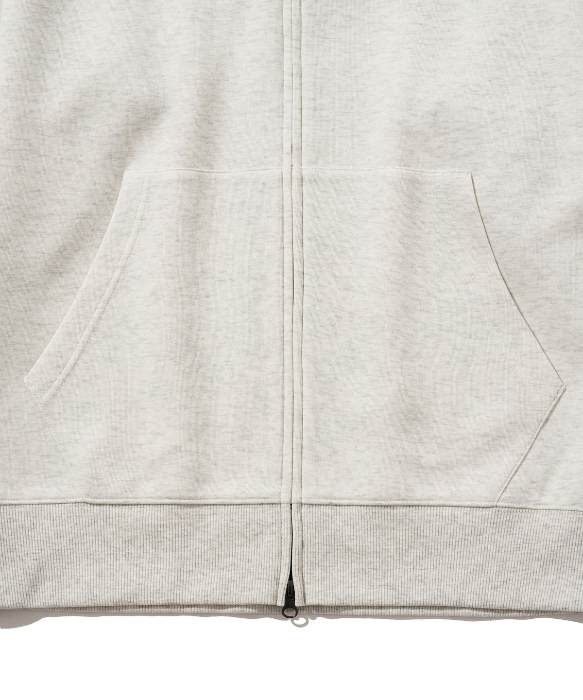 버터플라이 스포츠웨어(BUTTERFLY SPORTSWEAR) 오리지널 자수 로고 2WAY 후드집업 오트밀