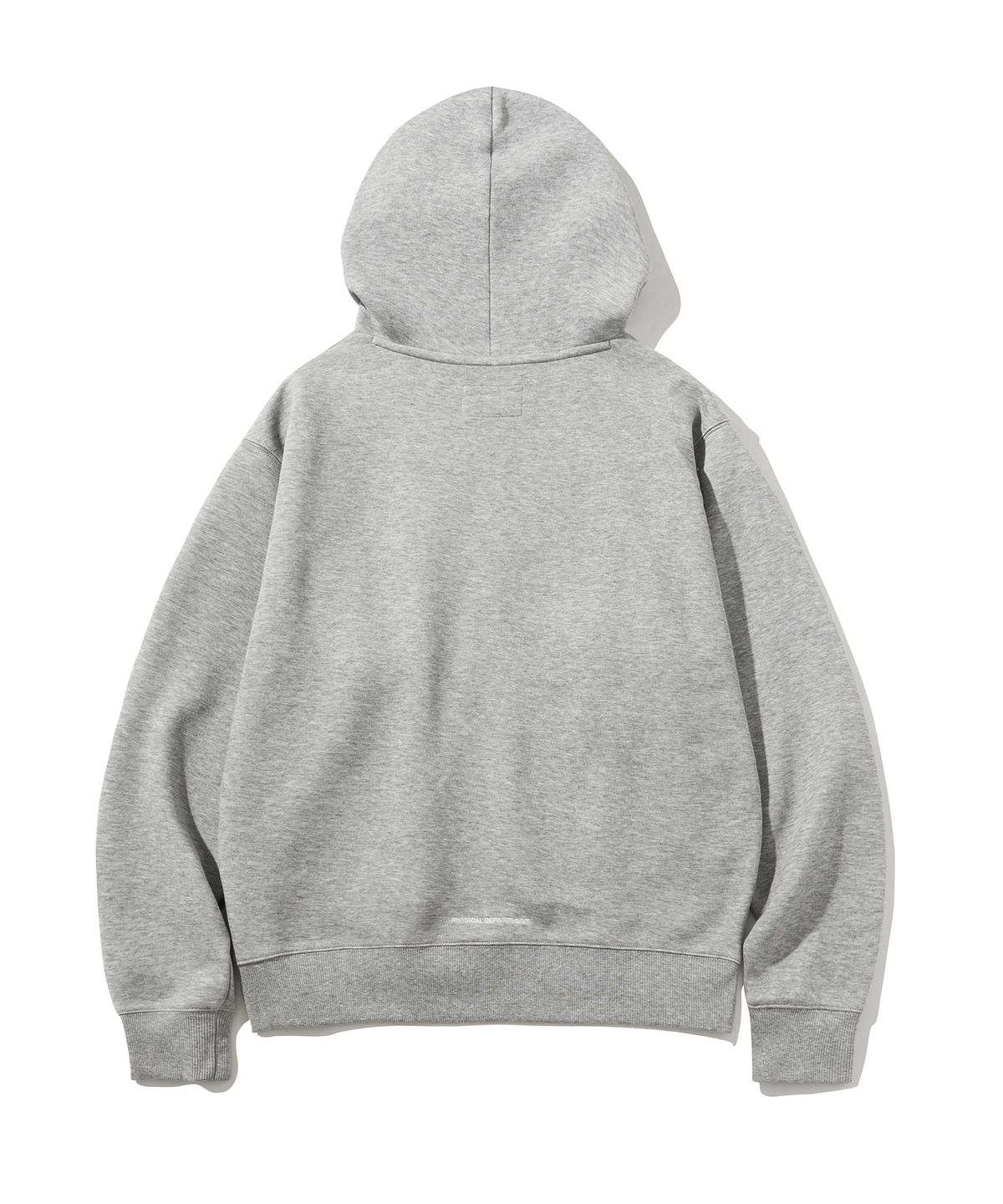 버터플라이 스포츠웨어(BUTTERFLY SPORTSWEAR) 오리지널 자수 로고 2WAY 후드집업 그레이