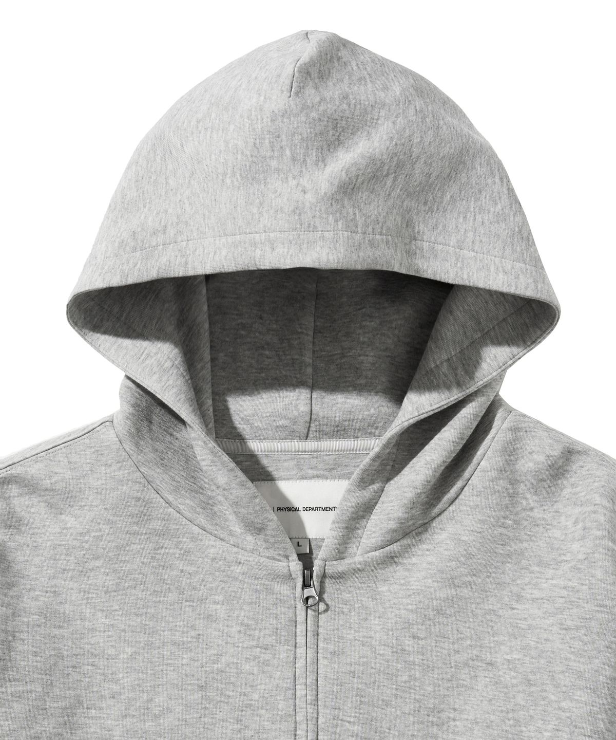 버터플라이 스포츠웨어(BUTTERFLY SPORTSWEAR) 오리지널 자수 로고 2WAY 후드집업 그레이