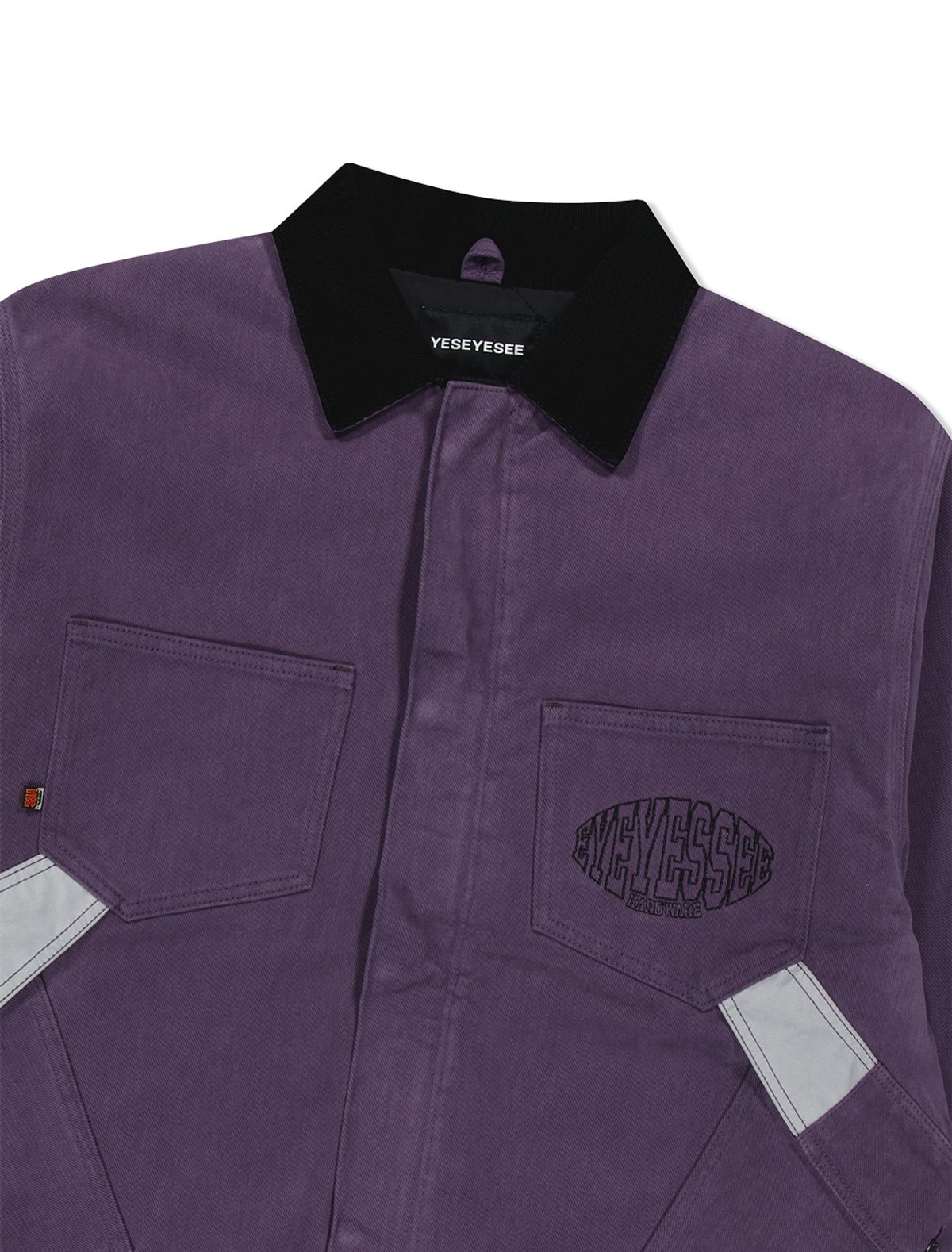 예스아이씨(YESEYESEE) Y.E.S Heavy Work Jacket Purple