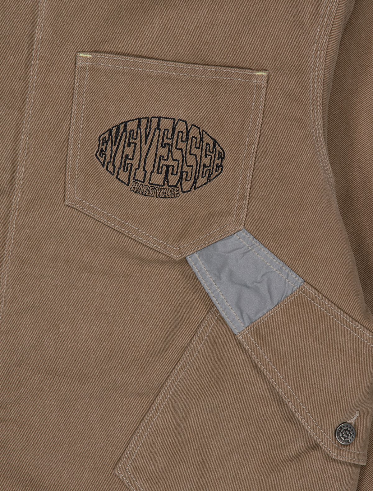 예스아이씨(YESEYESEE) Y.E.S Heavy Work Jacket Brown