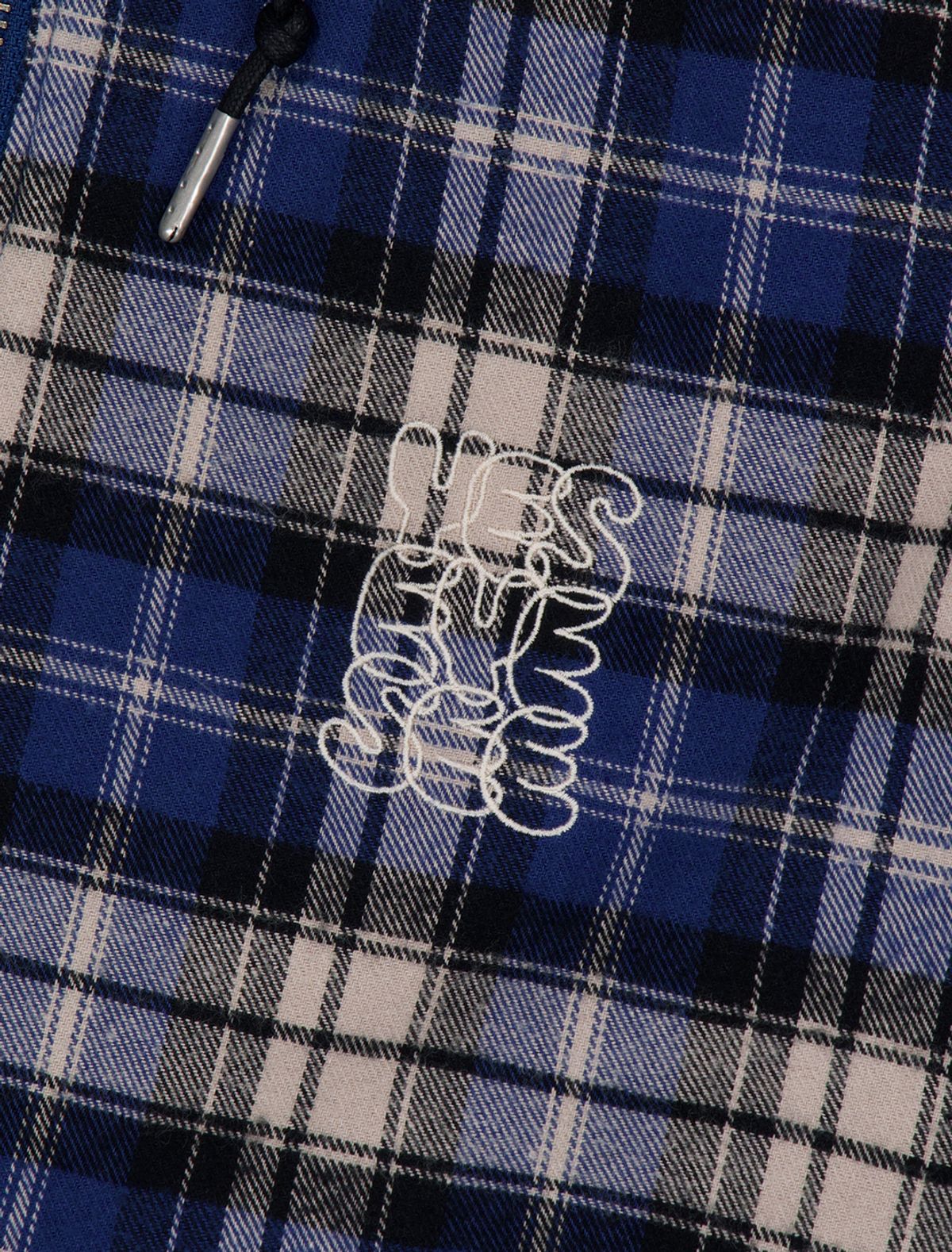 예스아이씨(YESEYESEE) Plaid Wing Jacket Blue