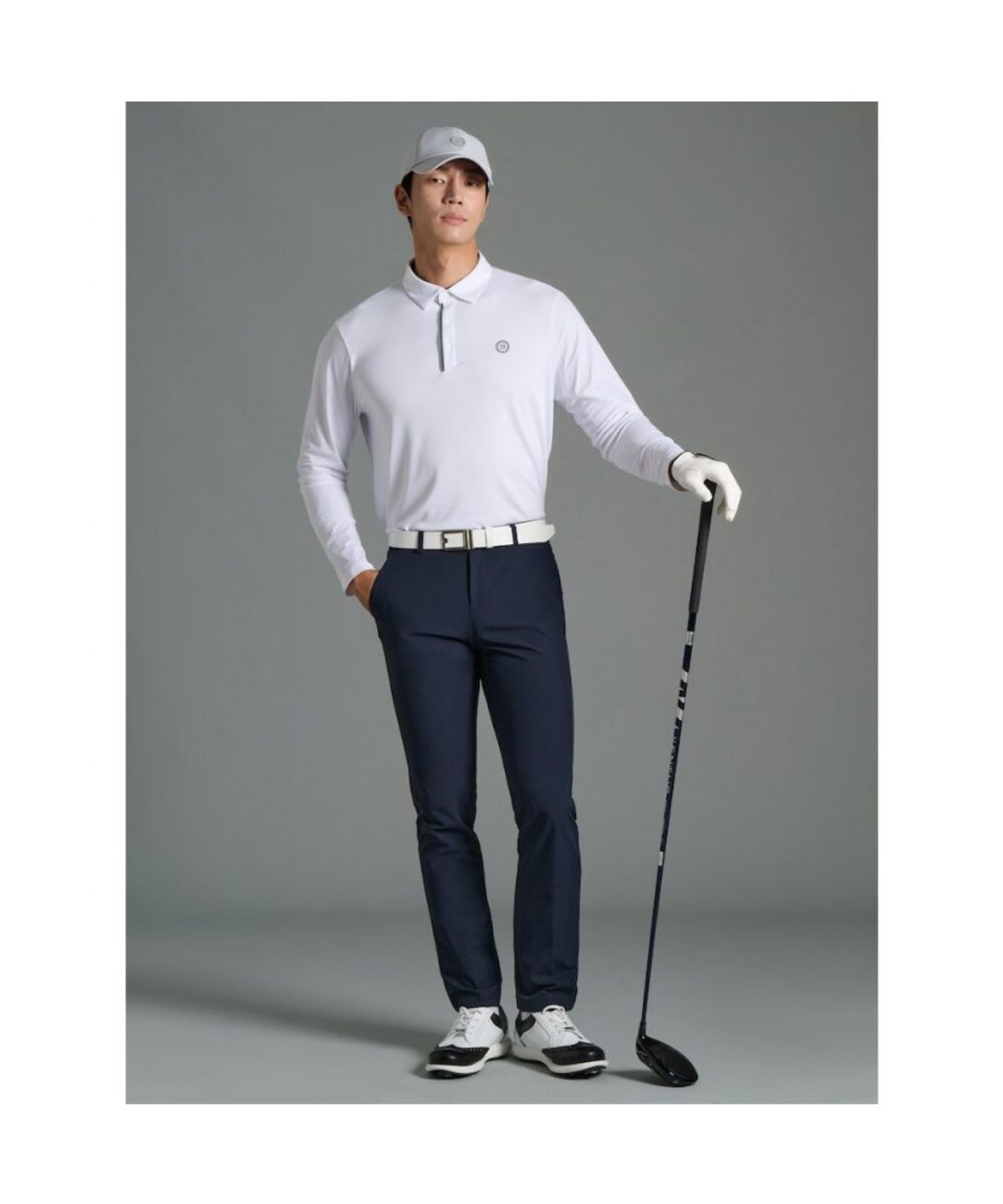 빈폴골프(BEANPOLE GOLF) 남성 가을 스트레이트 팬츠 - 네이비