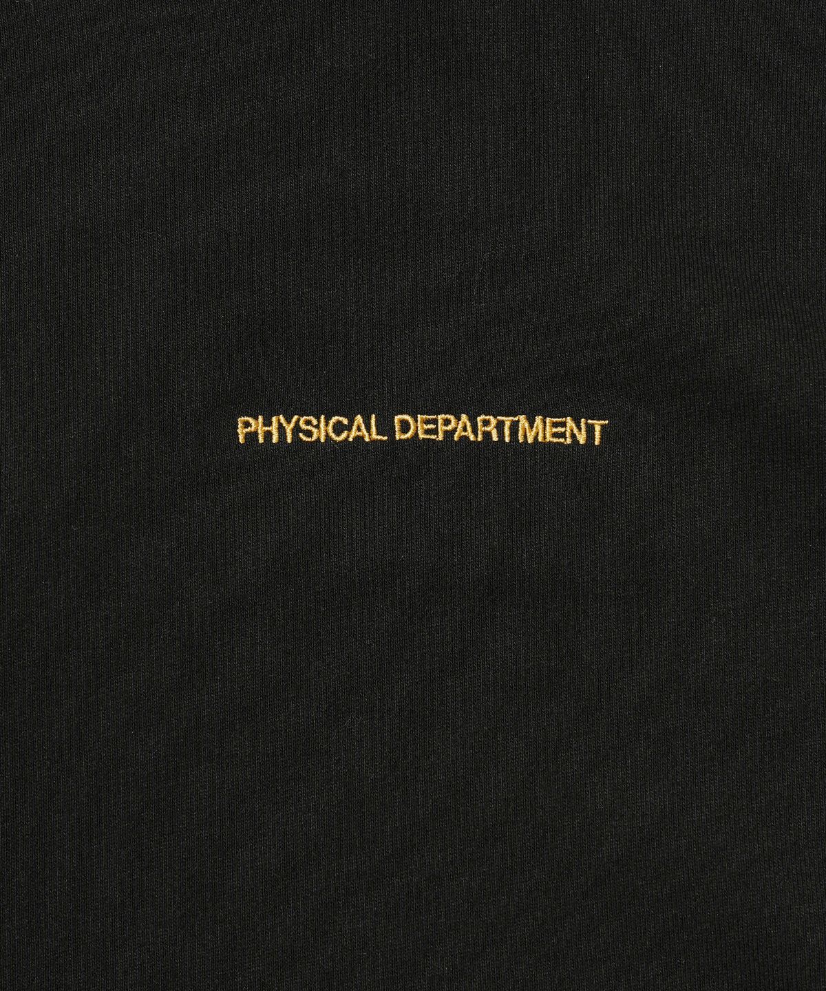 피지컬 디파트먼트(PHYSICAL DEPARTMENT) P-Dept 오리지널 로고 필드 후드 블랙