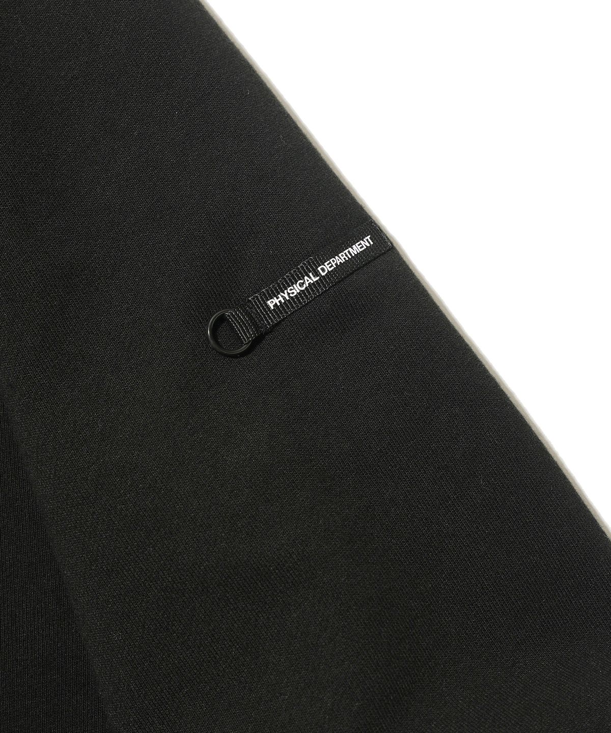 피지컬 디파트먼트(PHYSICAL DEPARTMENT) P-Dept 오리지널 로고 필드 후드 블랙
