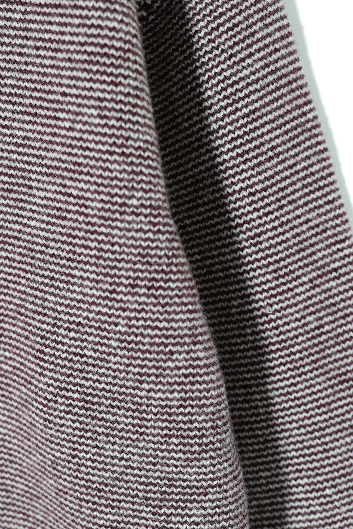 홀리선(HORLISUN) Earnest Border Crewneck Knit Burgundy